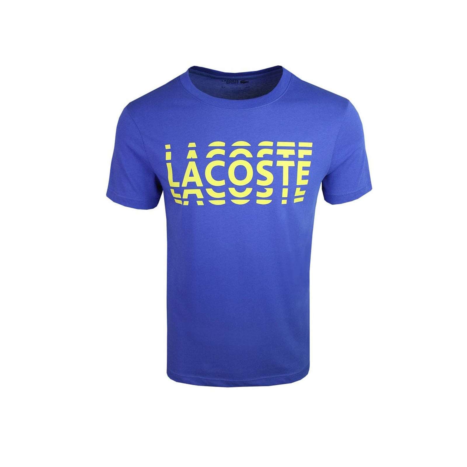 Lacoste Men Short Sleeve Graphic Cotton Tee