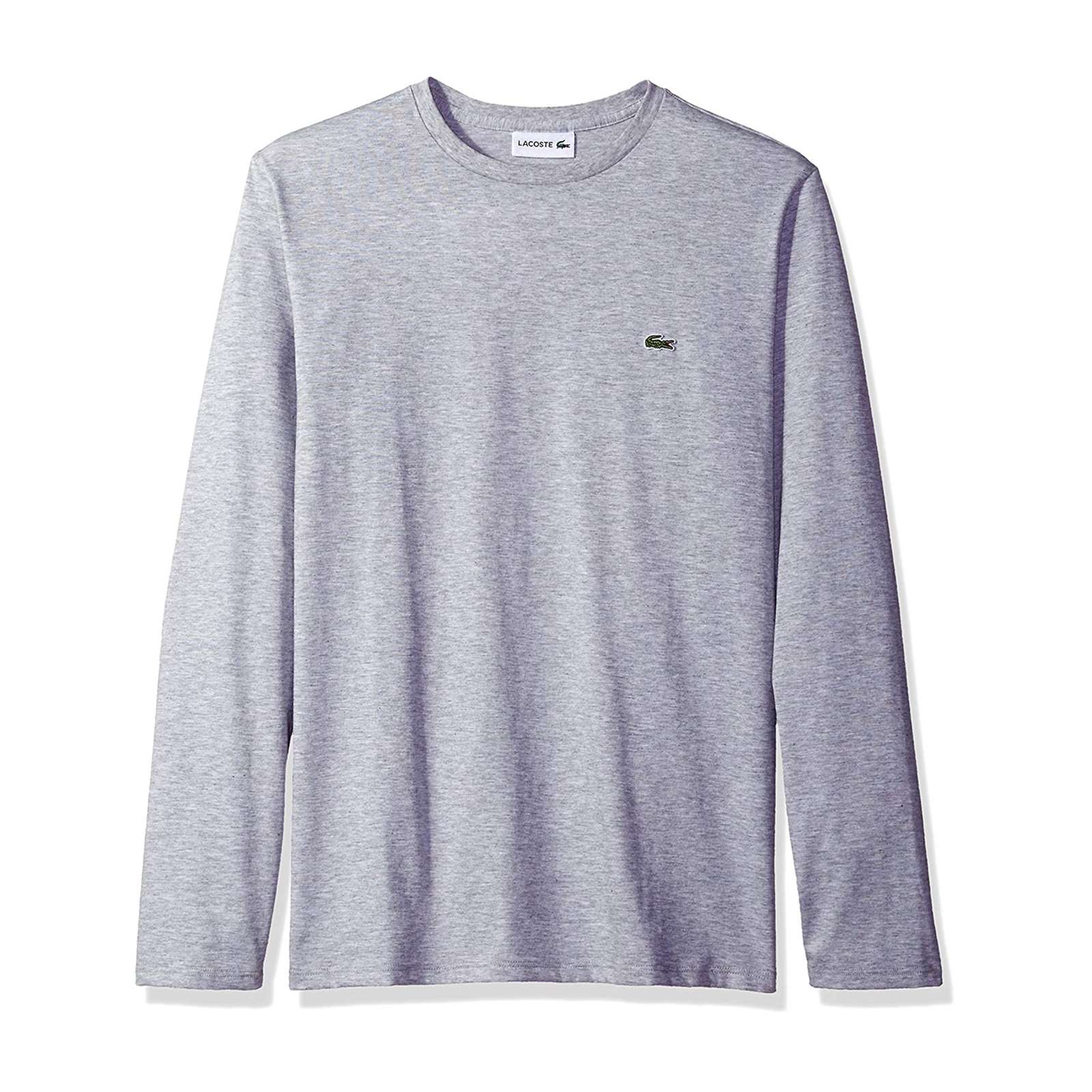 Lacoste Men Long Sleeve Jersey Pima Crewneck T-Shirt