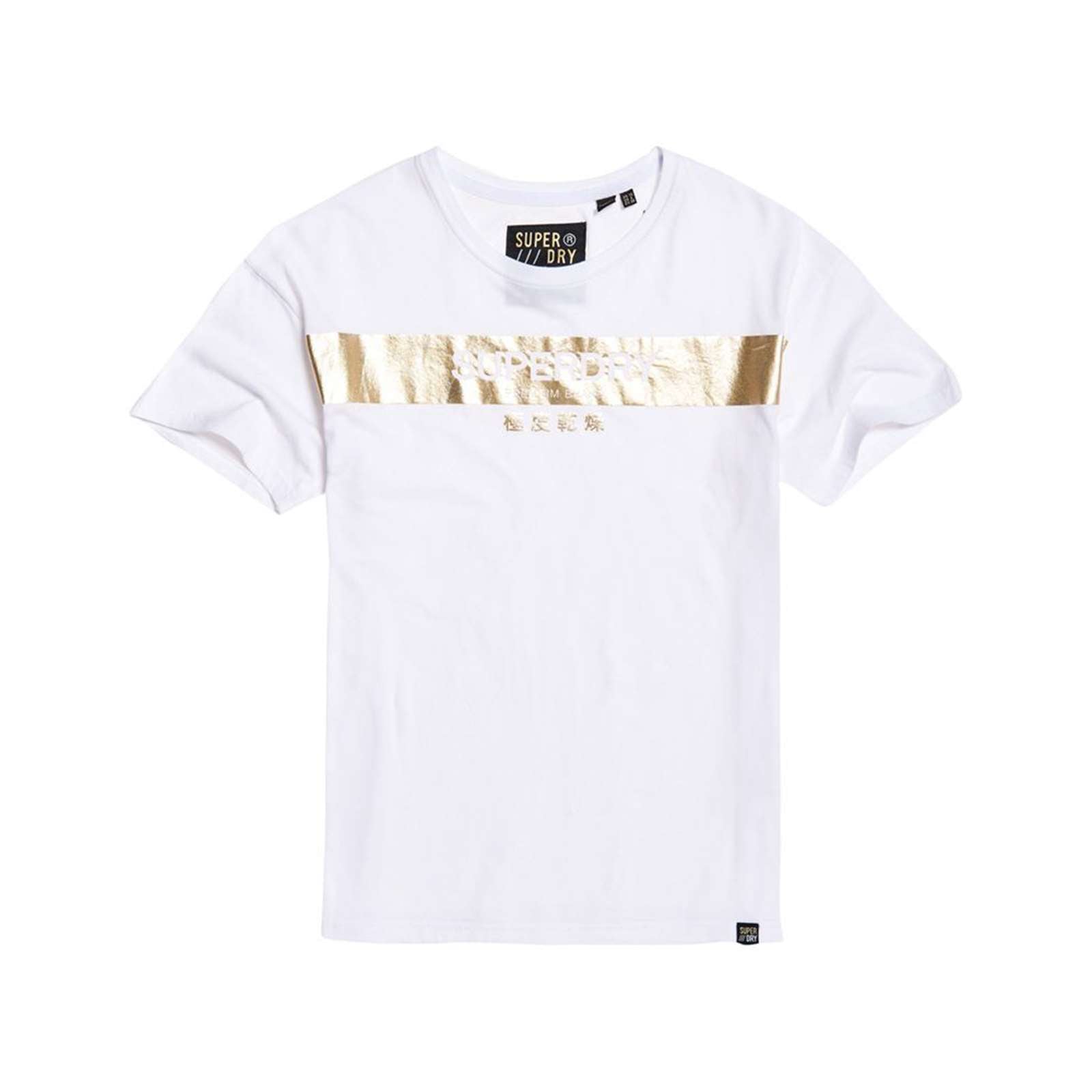 Super Dry Women Premium Brand Foil Portland Tee