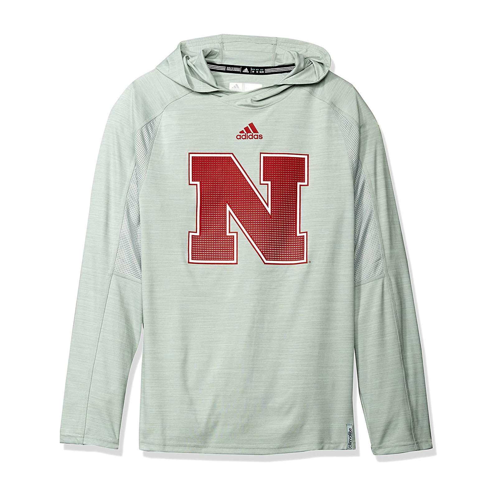 Adidas Men Ncaa Nebraska Mv Long Sleeve Training Hoodie