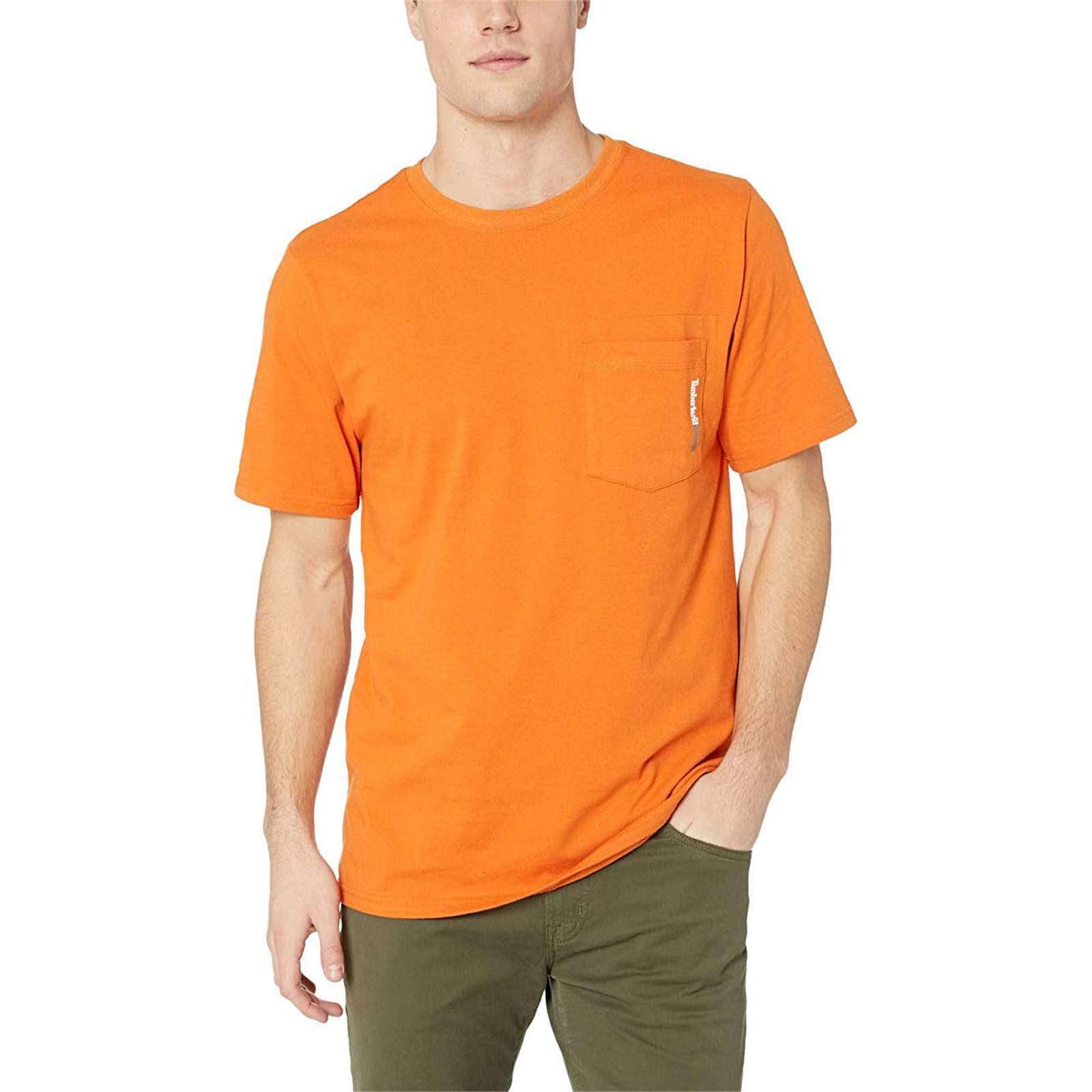 Timberland Pro Men Base Plate Blended Short Sleeve T-Shirt