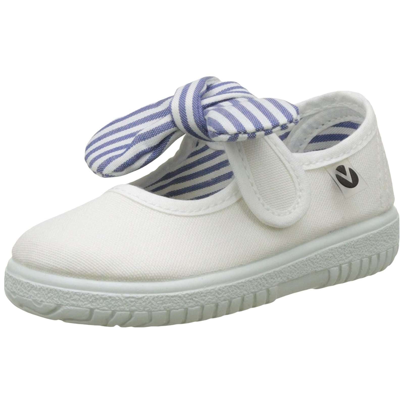 Victoria Toddler Slip On Canvas Bow Shoes