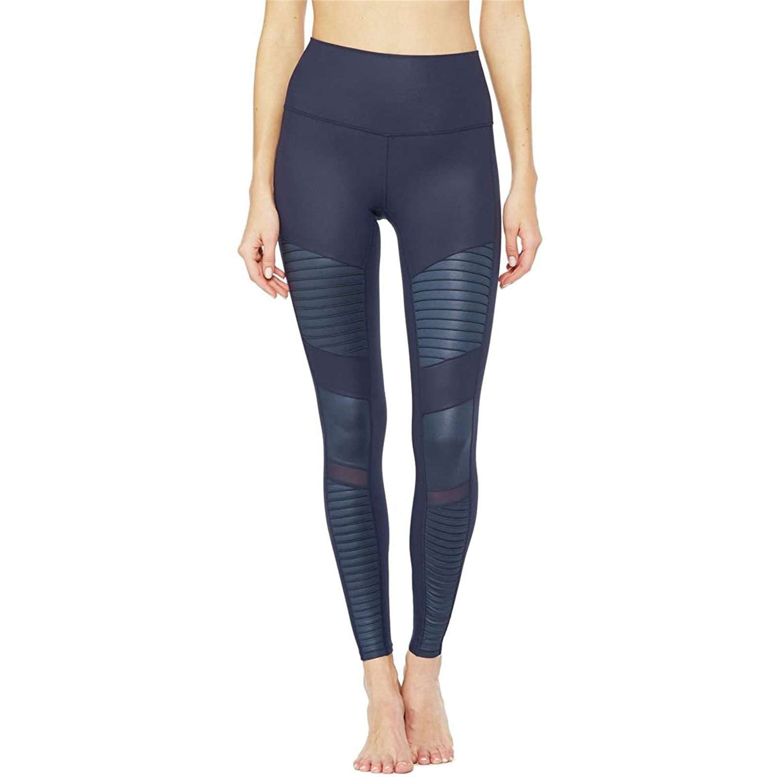 7/8 High-Waist Moto Legging - Black | Alo Yoga
