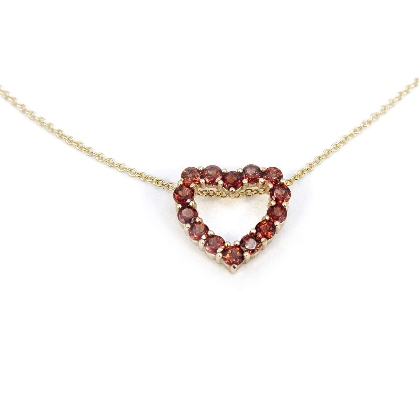 Athra Women Heart Open Necklace With Extension