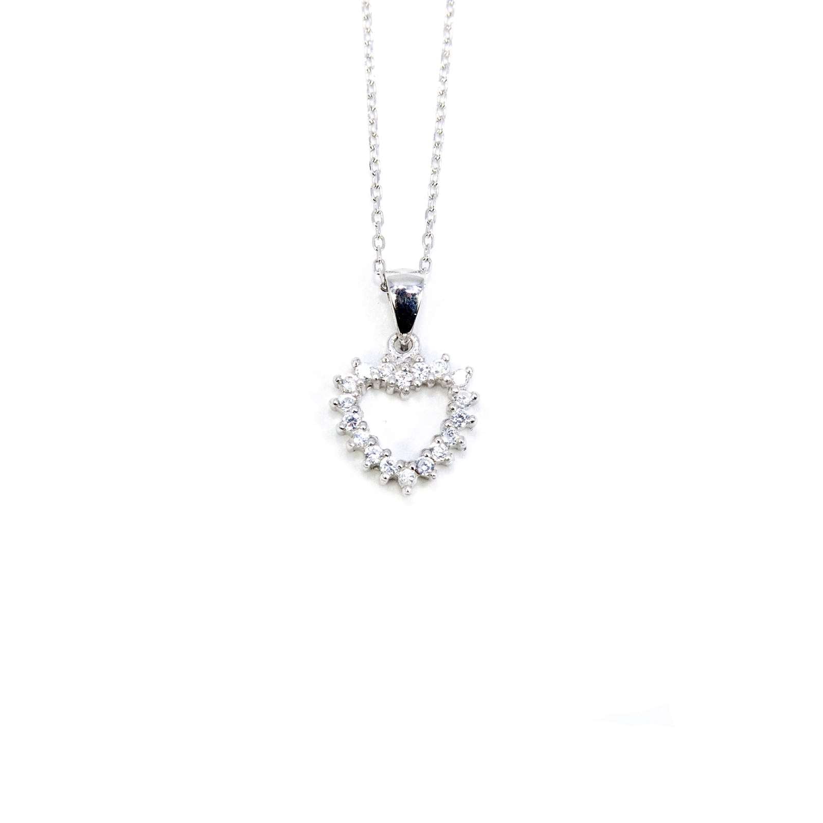 Athra Women Open Heart Necklace