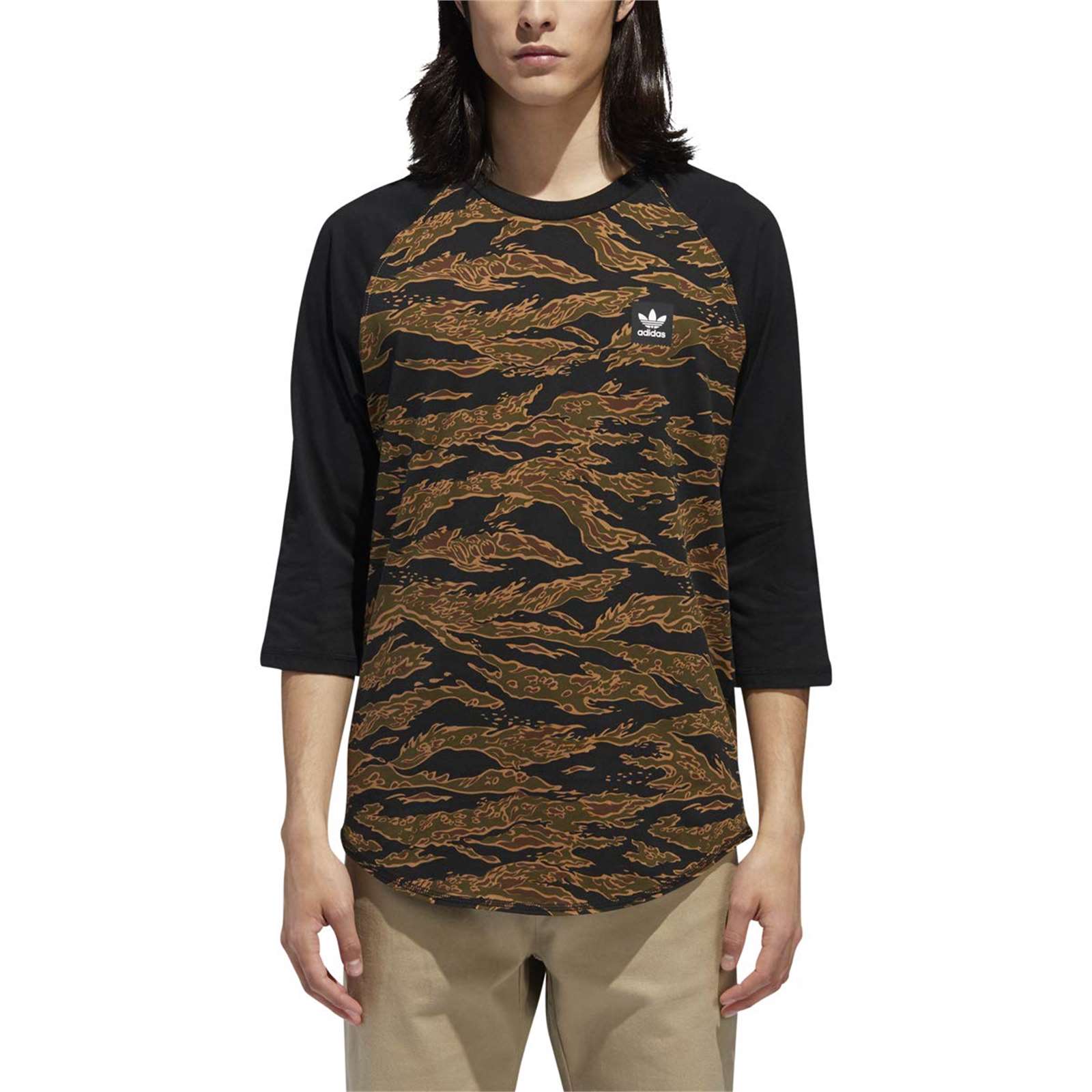 Adidas Men Camouflage Raglan Tee