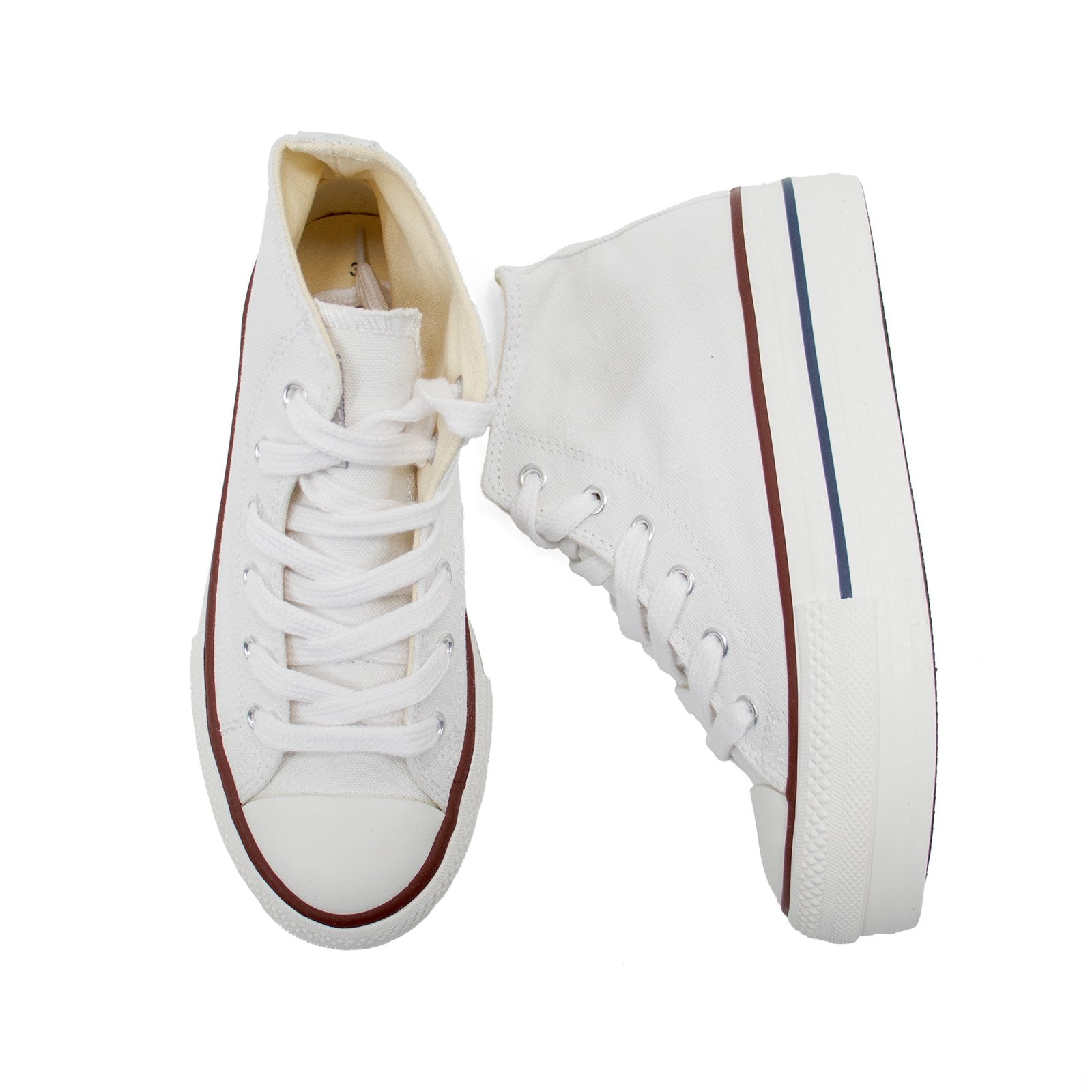 Victoria Girl Tribu Canvas High-Top Platform Trainers