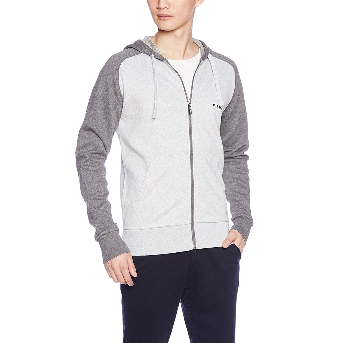 Diesel Men Umlt Brainz Full Zip Hoodie