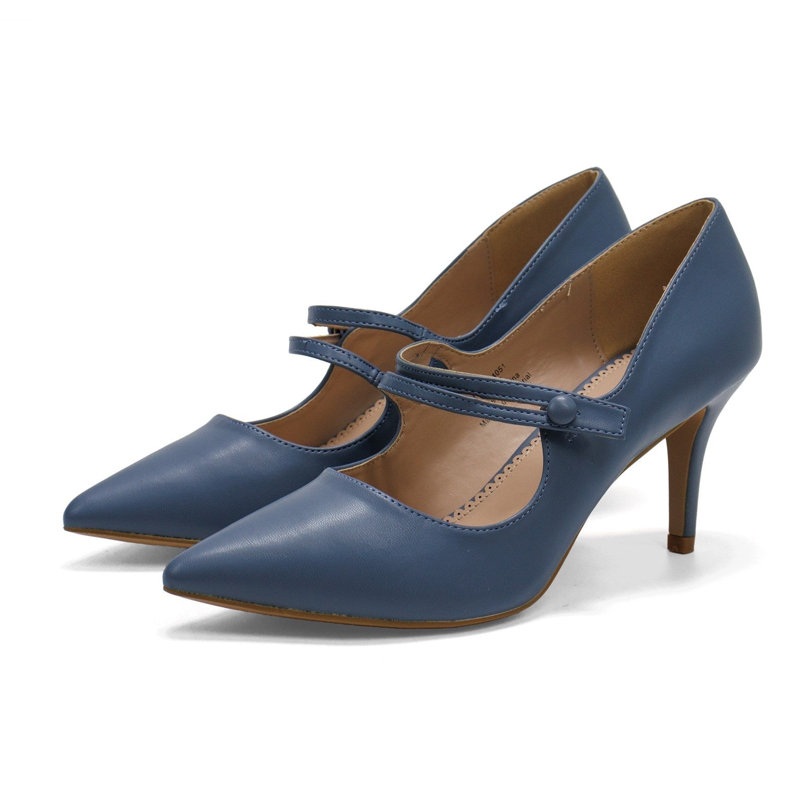 Journee Collection Women Sidney Pointed Toe Mid Heel Pump