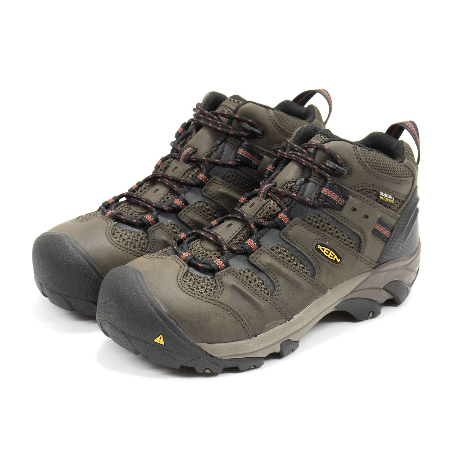 Keen Men Lansing Mid Waterproof Steel Toe Work Shoes