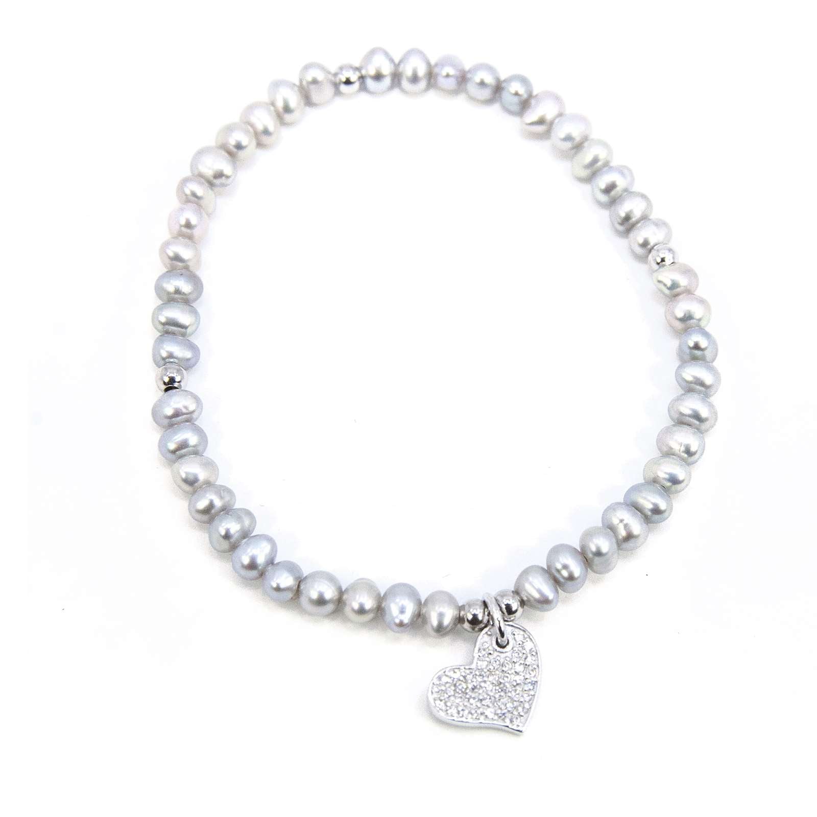 Athra Women Pave Heart Bracelet