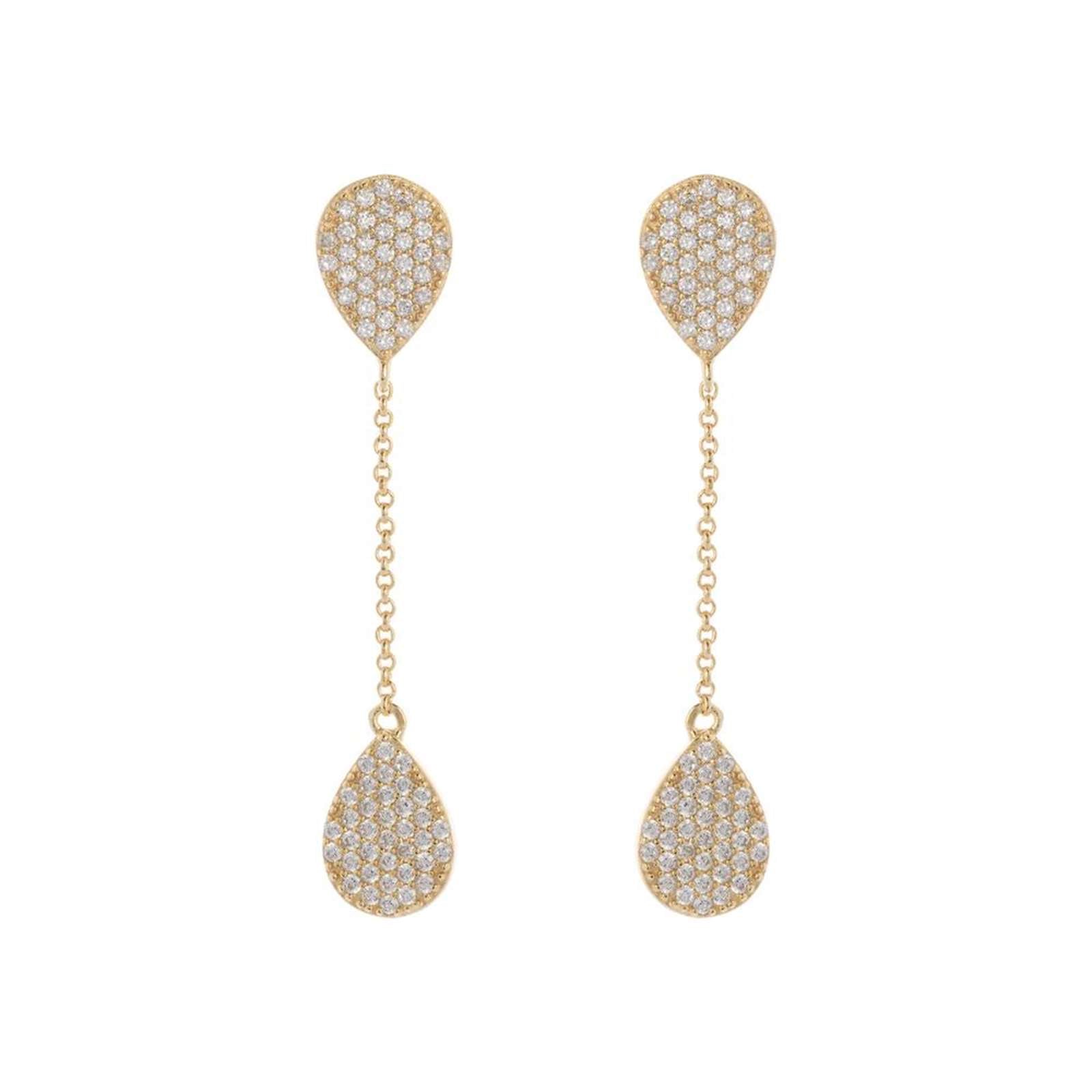 Athra Women Double Teardrop Earring