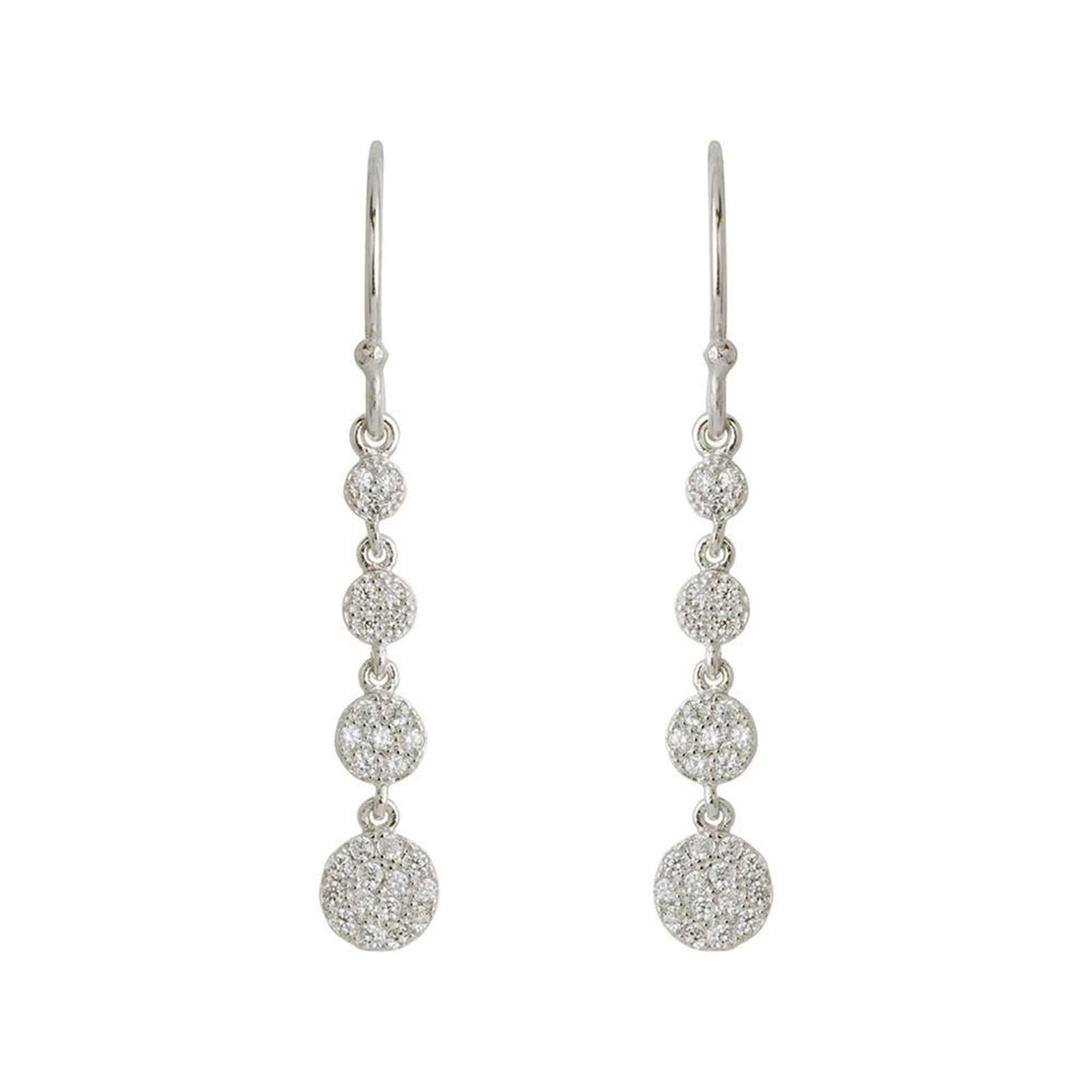 Athra Women Triple Disc Drop Earring