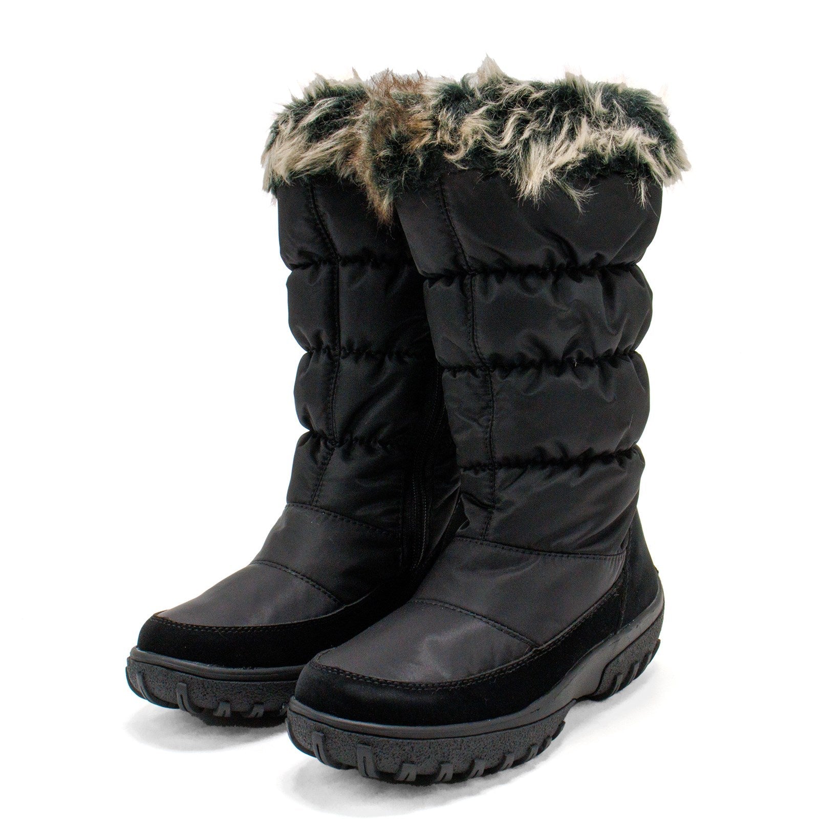 Flexus Women Vanish Faux Fur Cuff Winter Boot