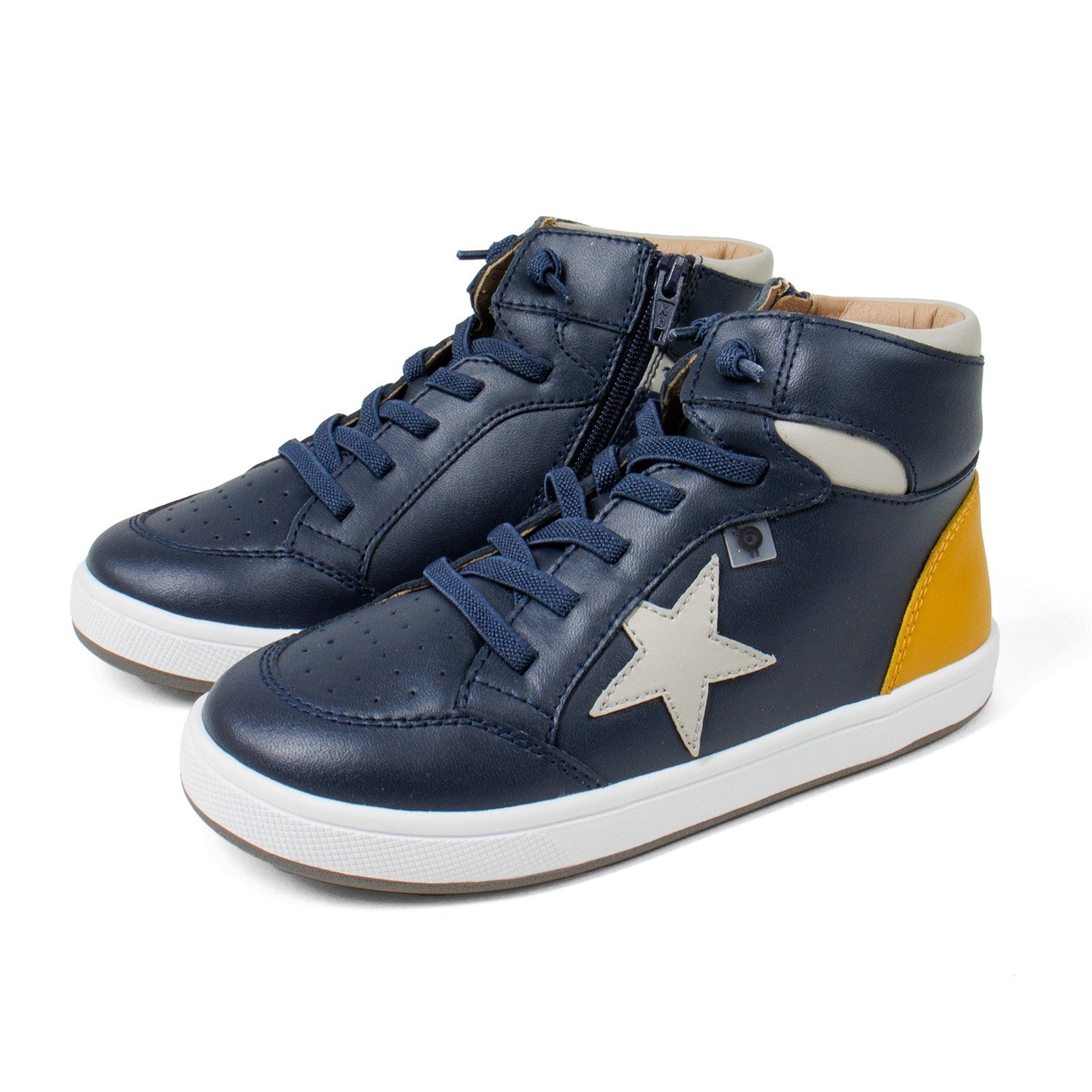 Old Soles Boy Star Tracker High-Top Lace-Up Casual Shoes