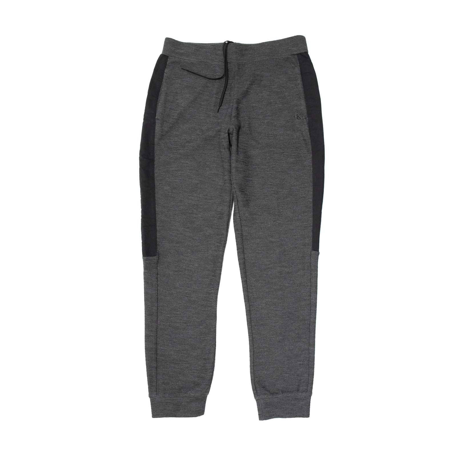 Calvin Klein Men Monogram Embroidery Textile Jogger