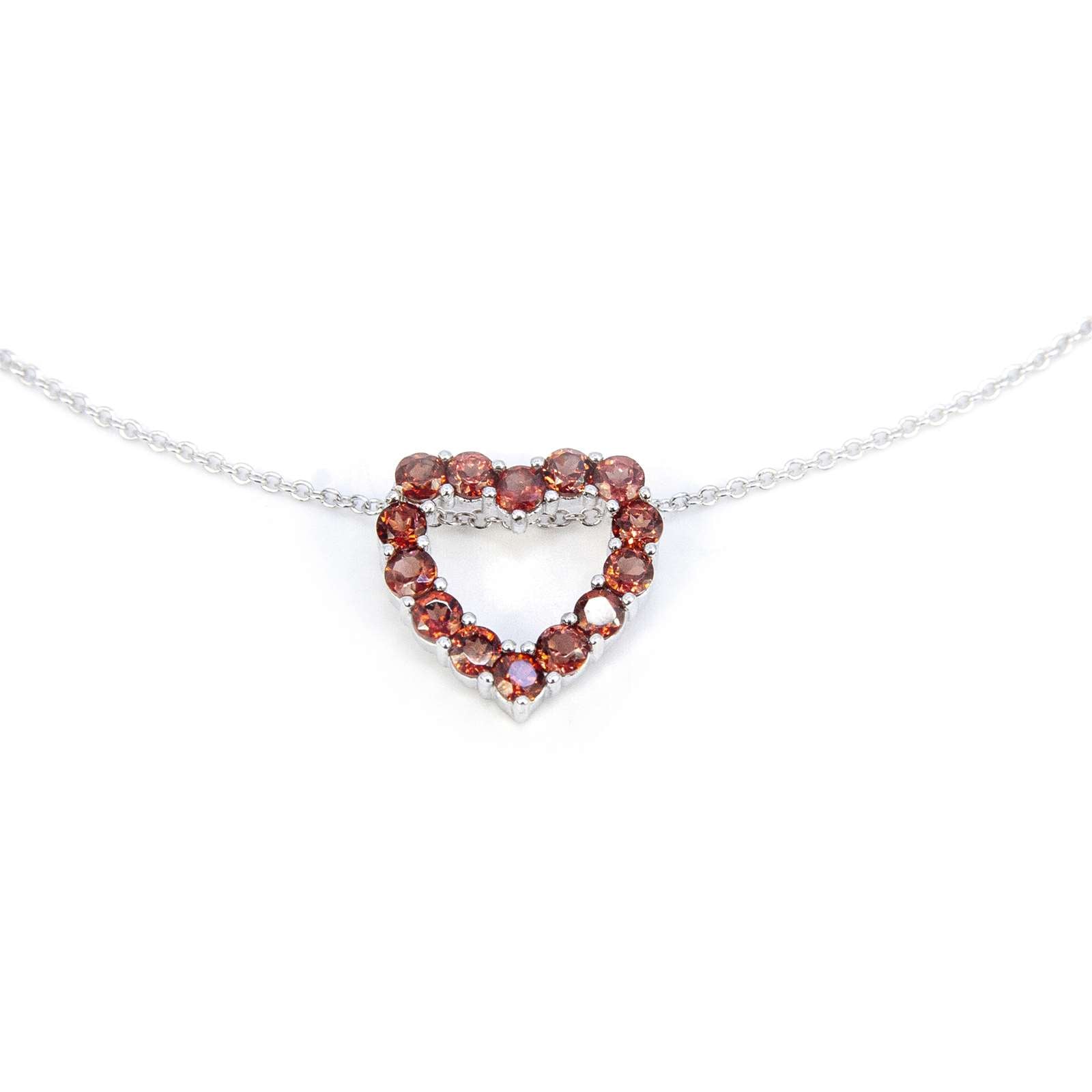 Athra Women Heart Open Necklace With Extension