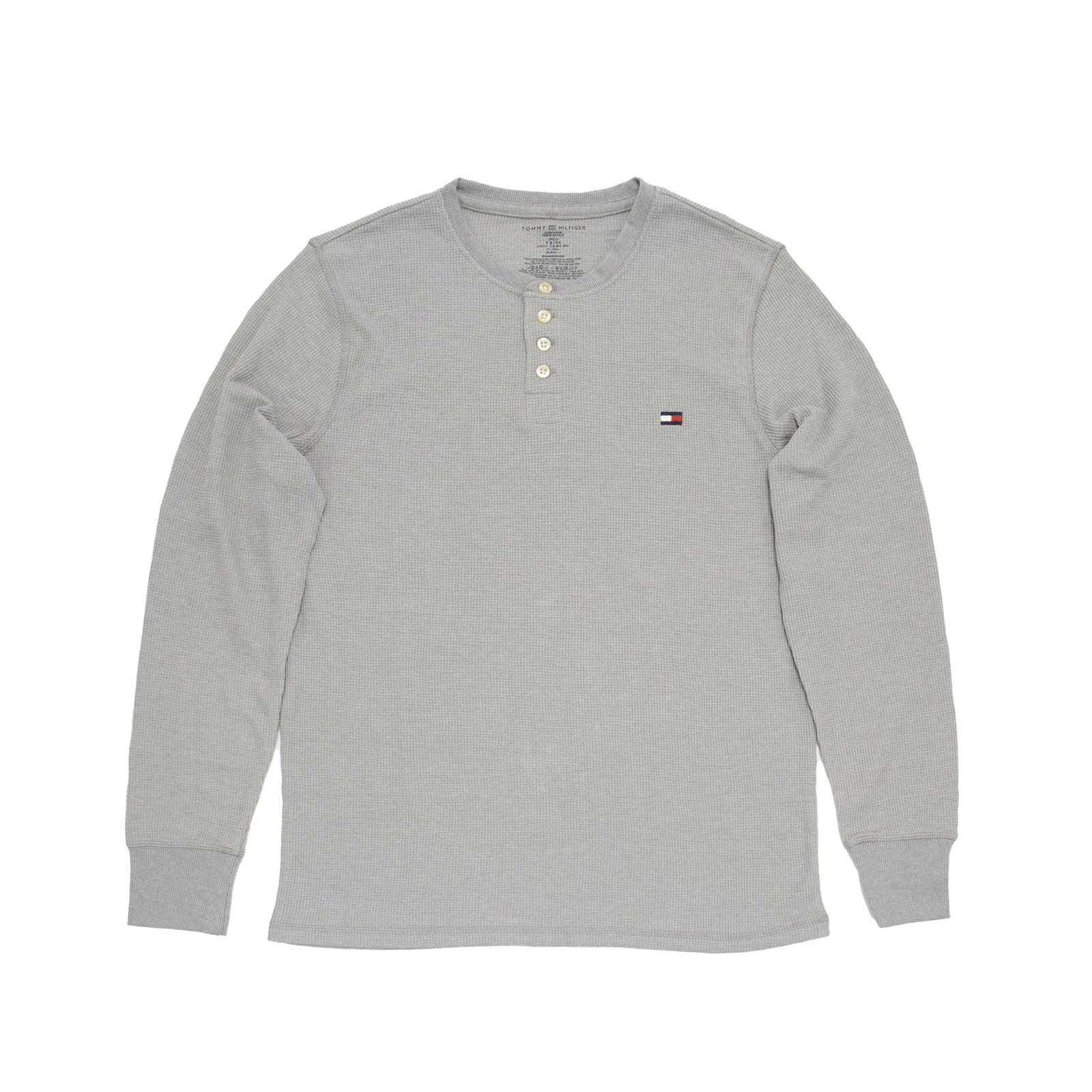 Tommy Hilfiger Men Waffle Lounge Long Sleeve Henley