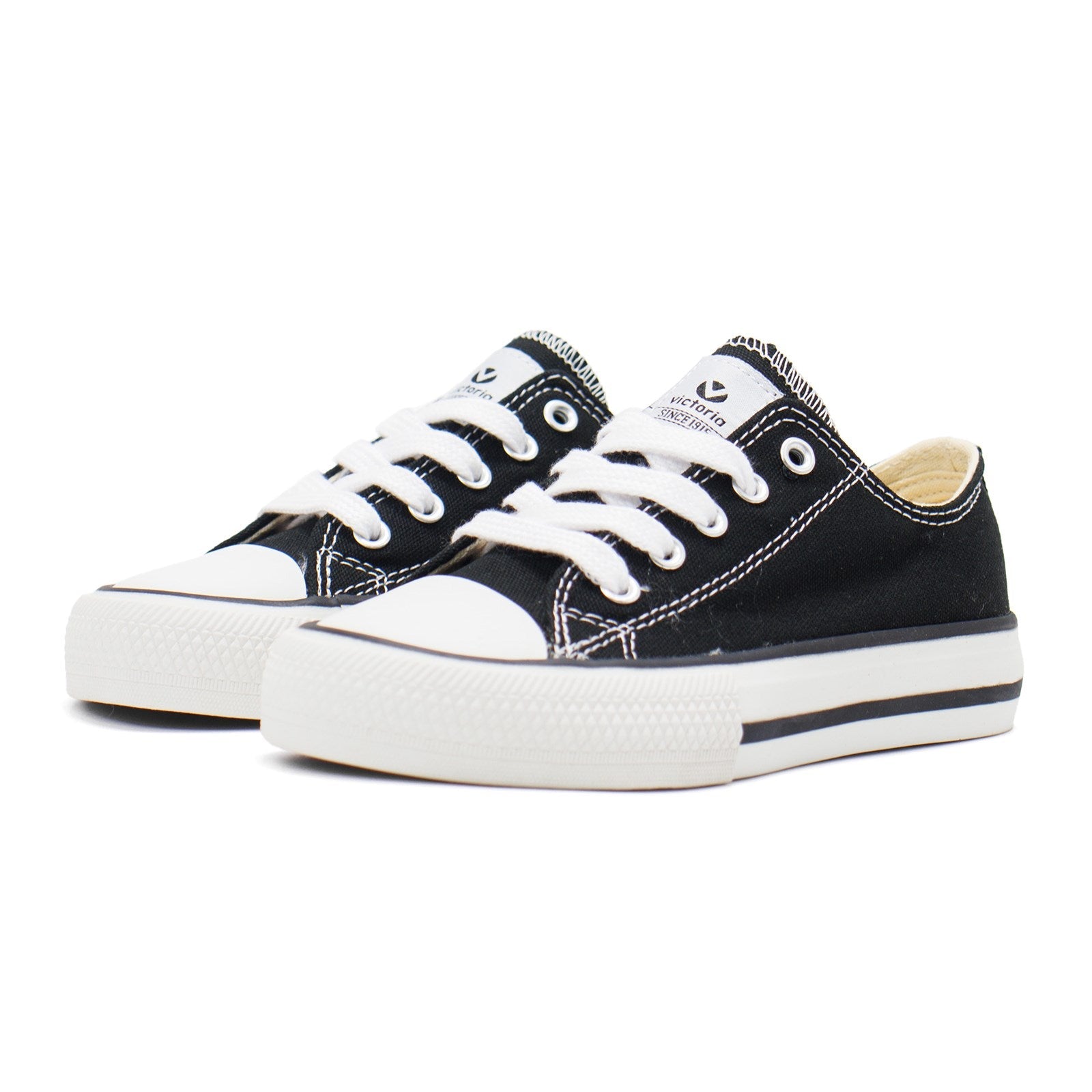 Victoria Boy Tribu Canvas Low Top Lace-Up Sneakers