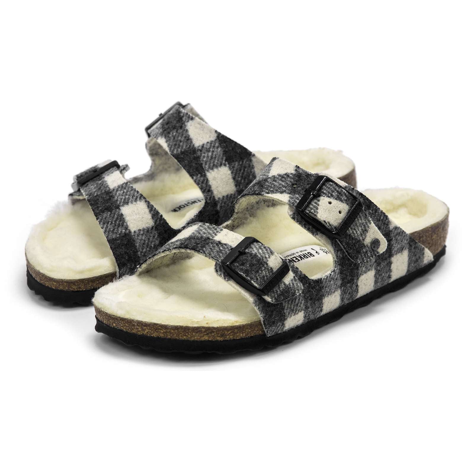 Birkenstock Men Arizona Rivet Wool Felt Sandals