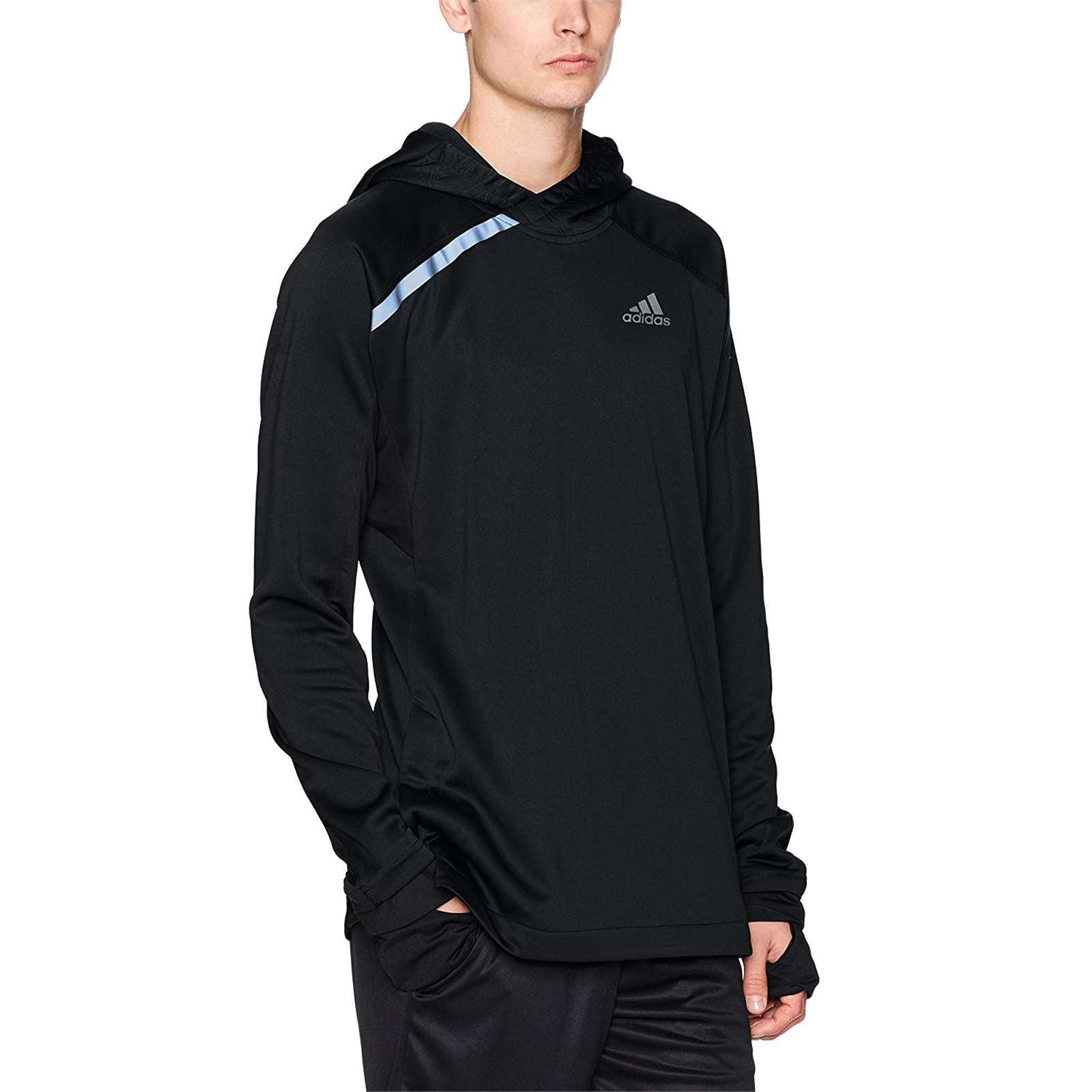 Adidas Men Essentials Long Sleeve Shooter Hoodie