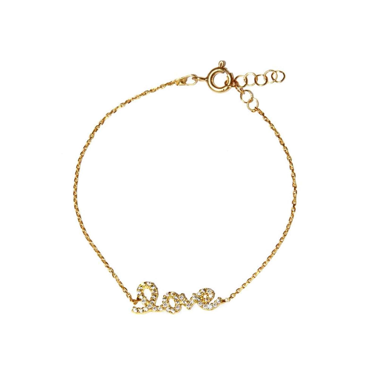 Athra Women Love Chain Bracelet