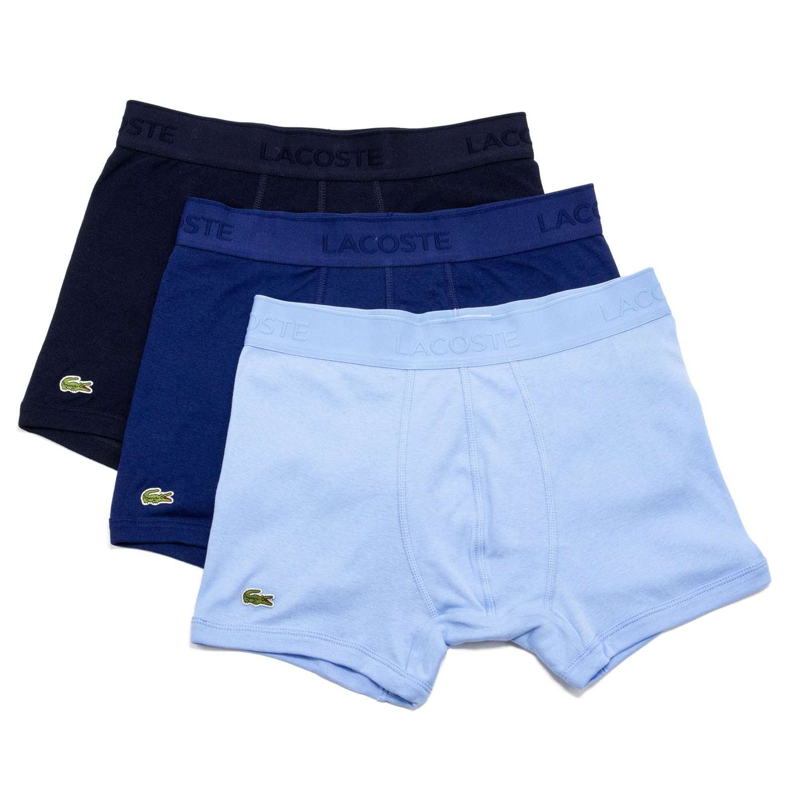 Lacoste Men Essentials Classic 3-Pack Cotton Trunks