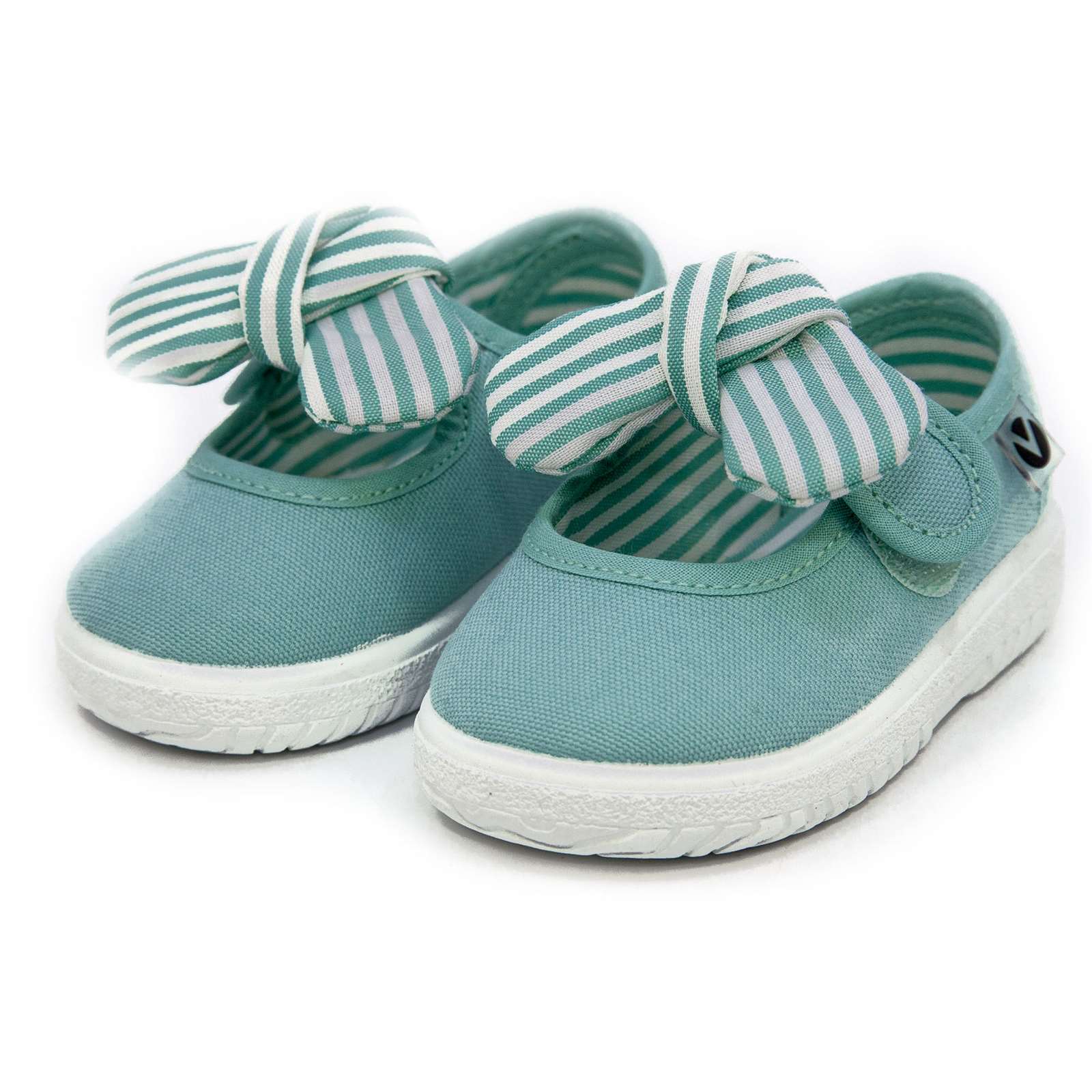 Victoria Toddler Slip On Canvas Bow Shoes