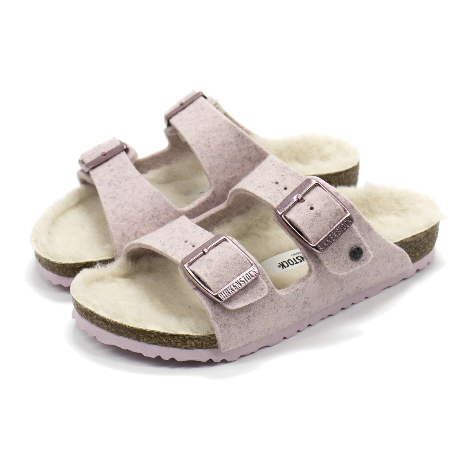 Birkenstock Girl Arizona Rivet Wool Felt Sandals