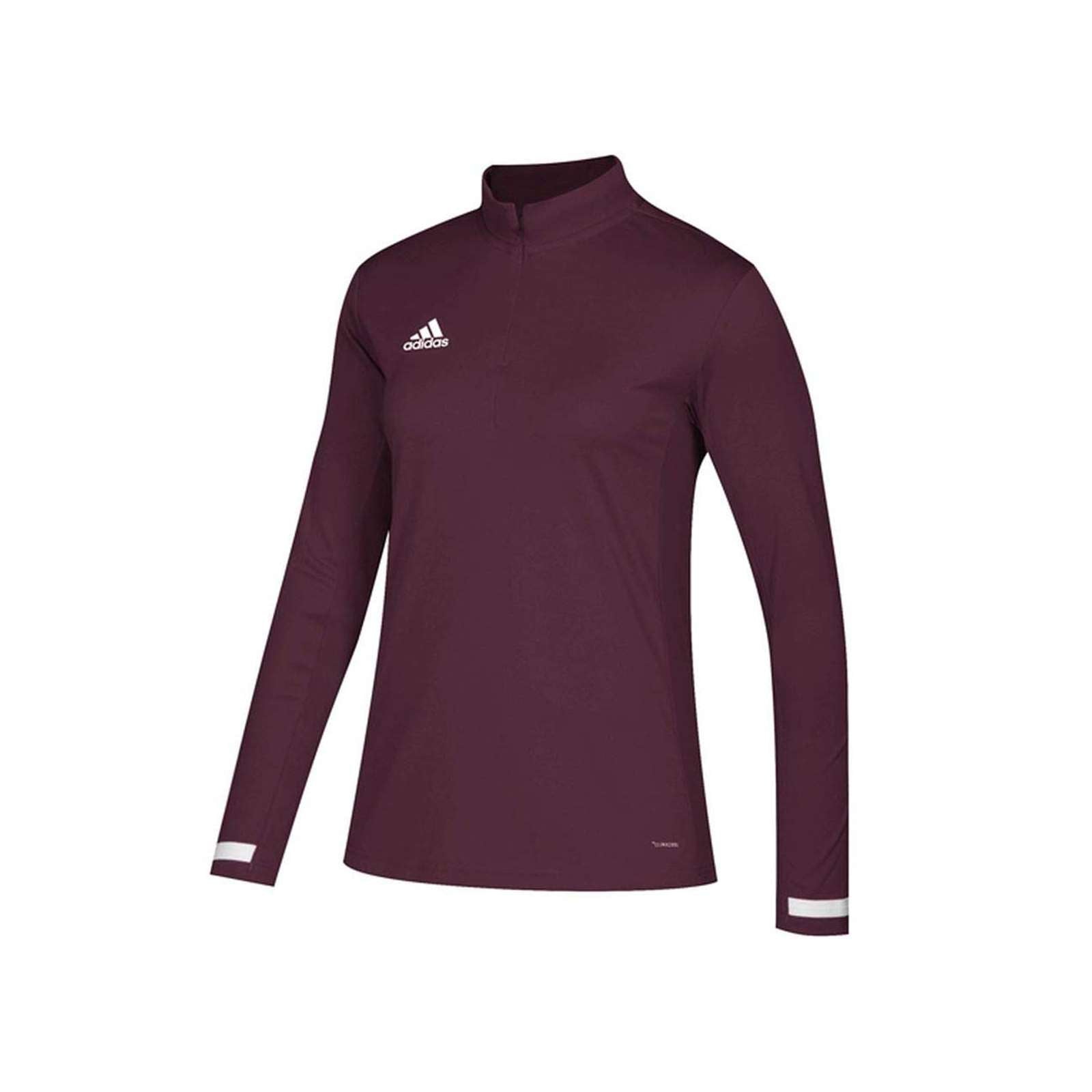 Adidas Women Team 19 Long Sleeve Quarter Zip Top