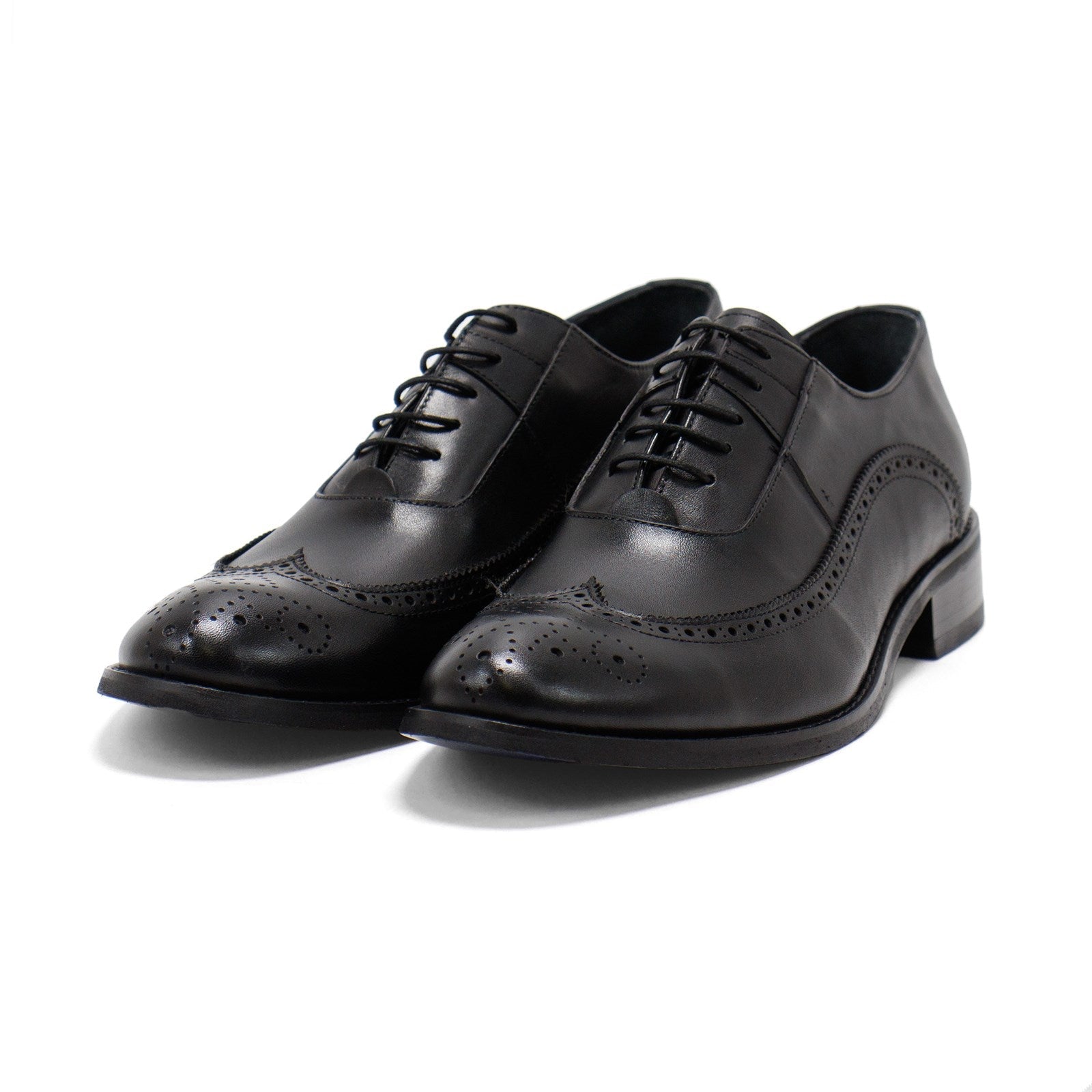 Hakki Men Genova Leather Wingtip Oxford Shoes