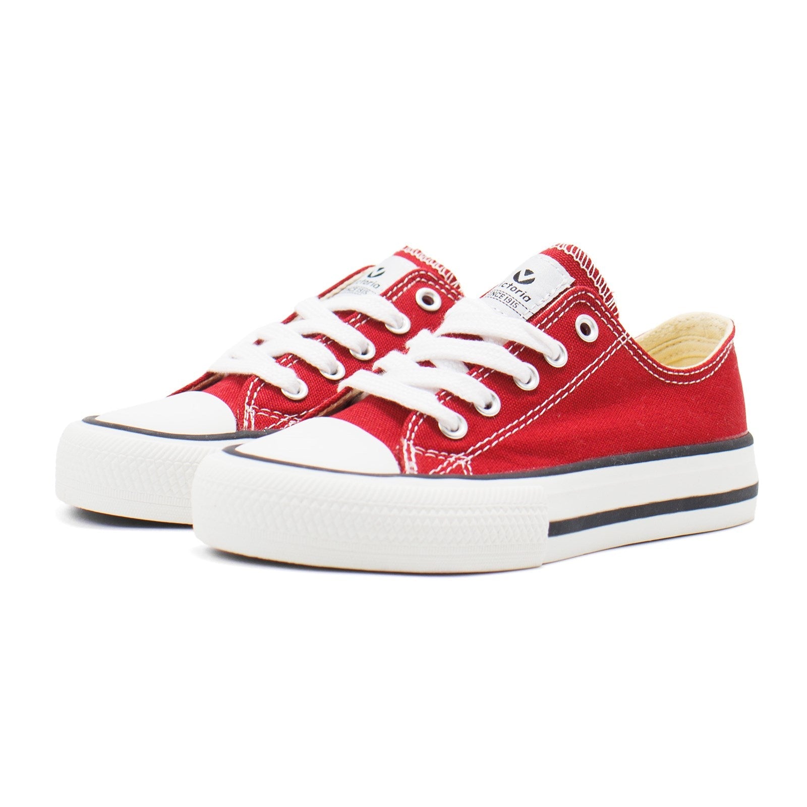 Victoria Boy Tribu Canvas Low Top Lace-Up Sneakers