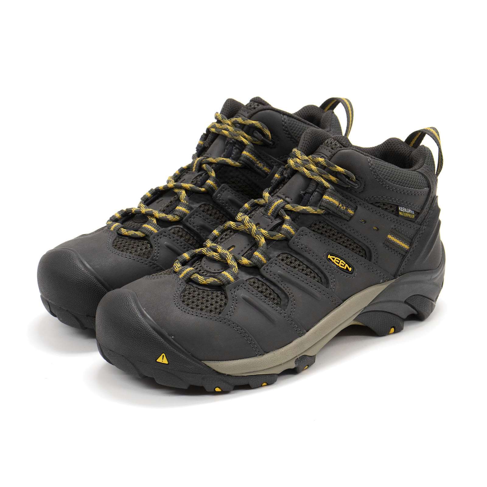 Keen Men Lansing Mid Waterproof Steel Toe Work Shoes