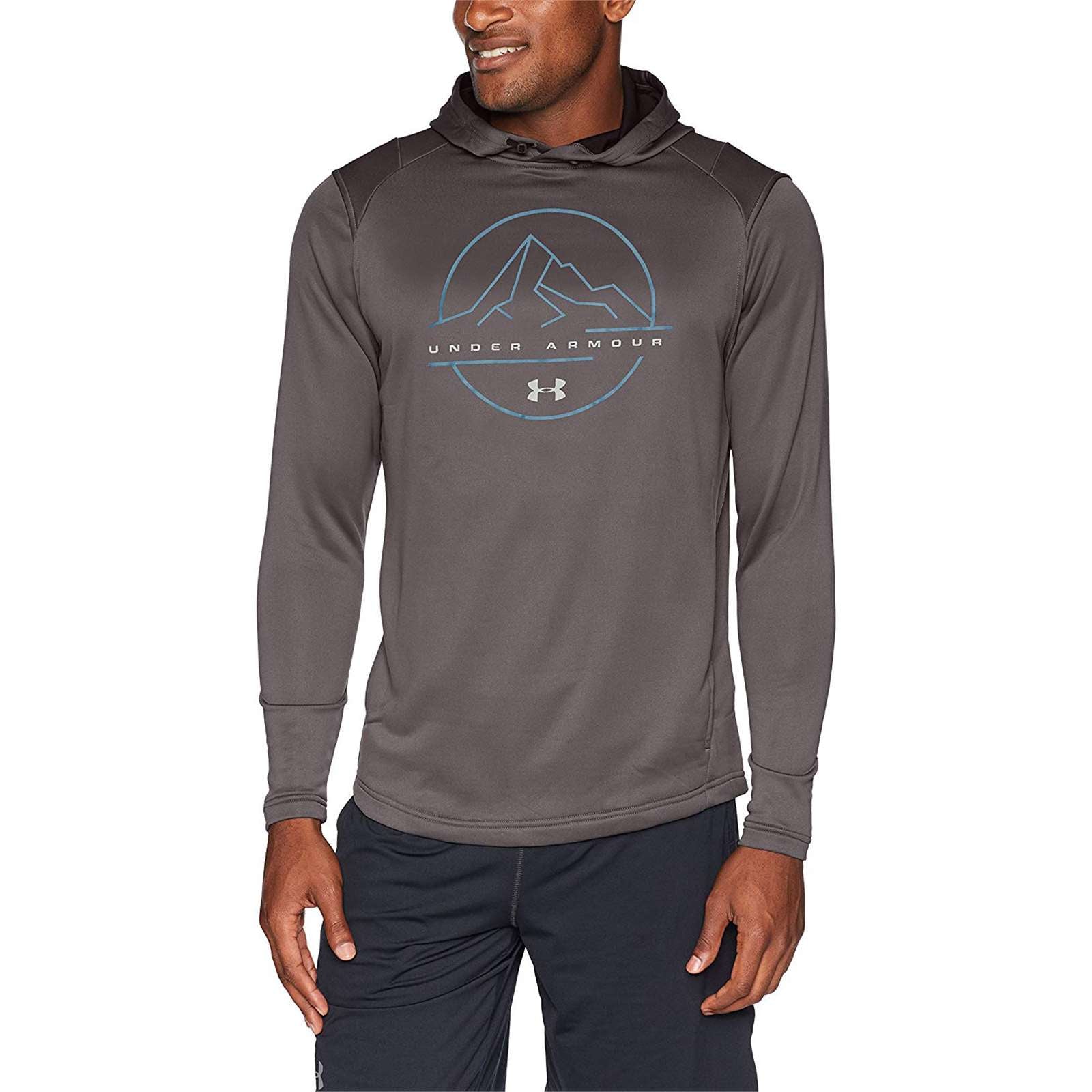 Under Armour Men Tech Terry Mtn Graphic Hoodie