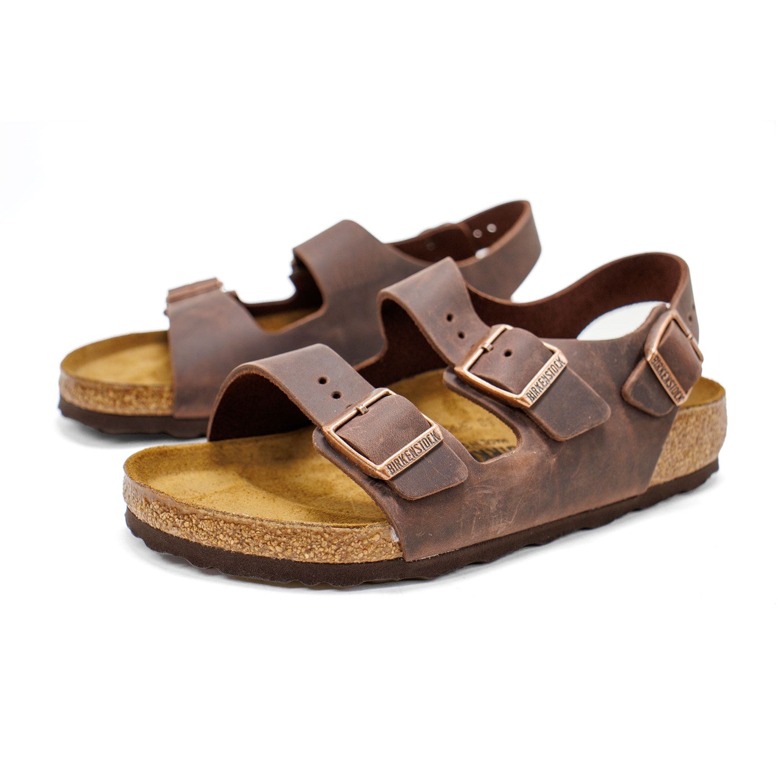 Birkenstock Men Milano Oiled Leather Sandal