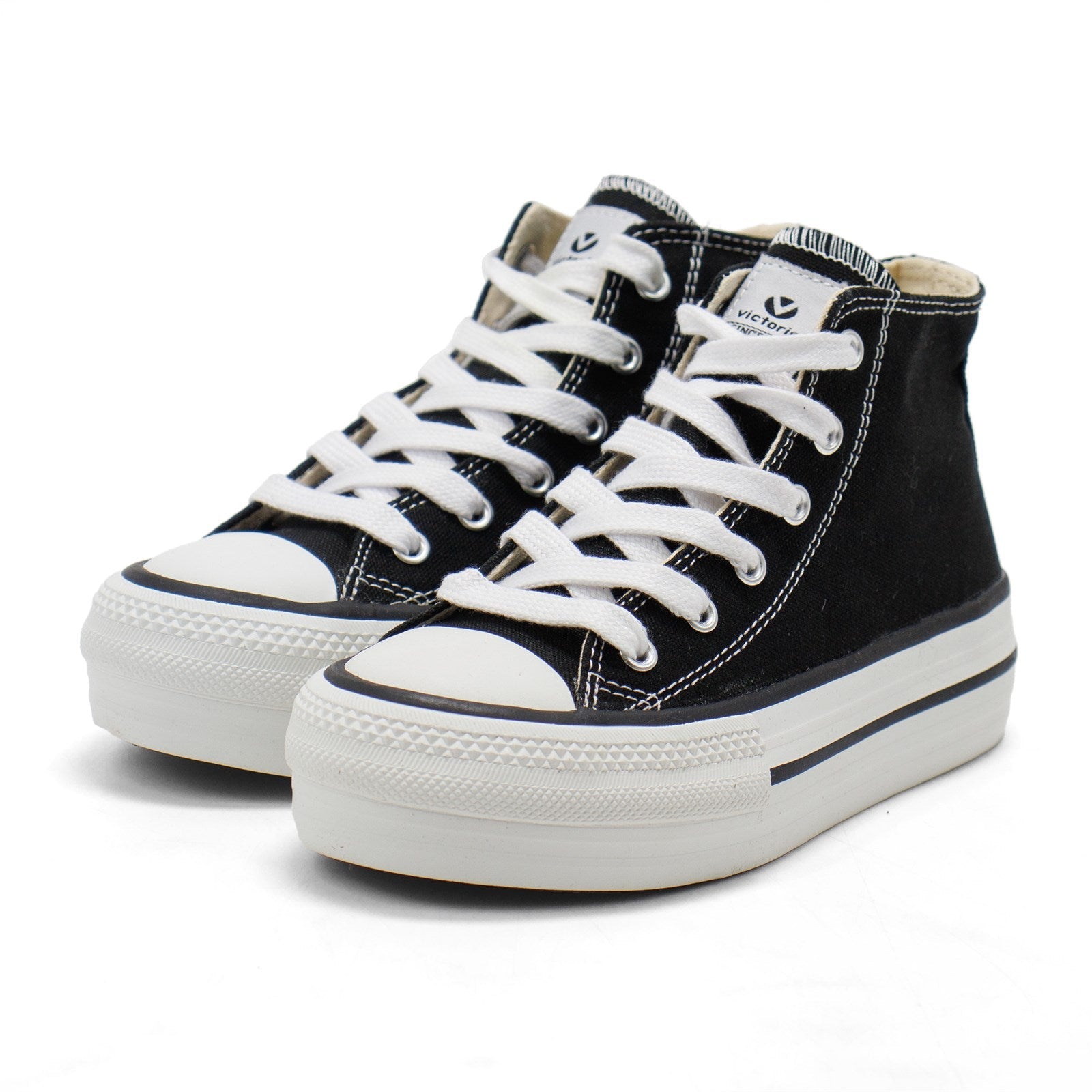 Victoria Girl Tribu Canvas High-Top Platform Trainers