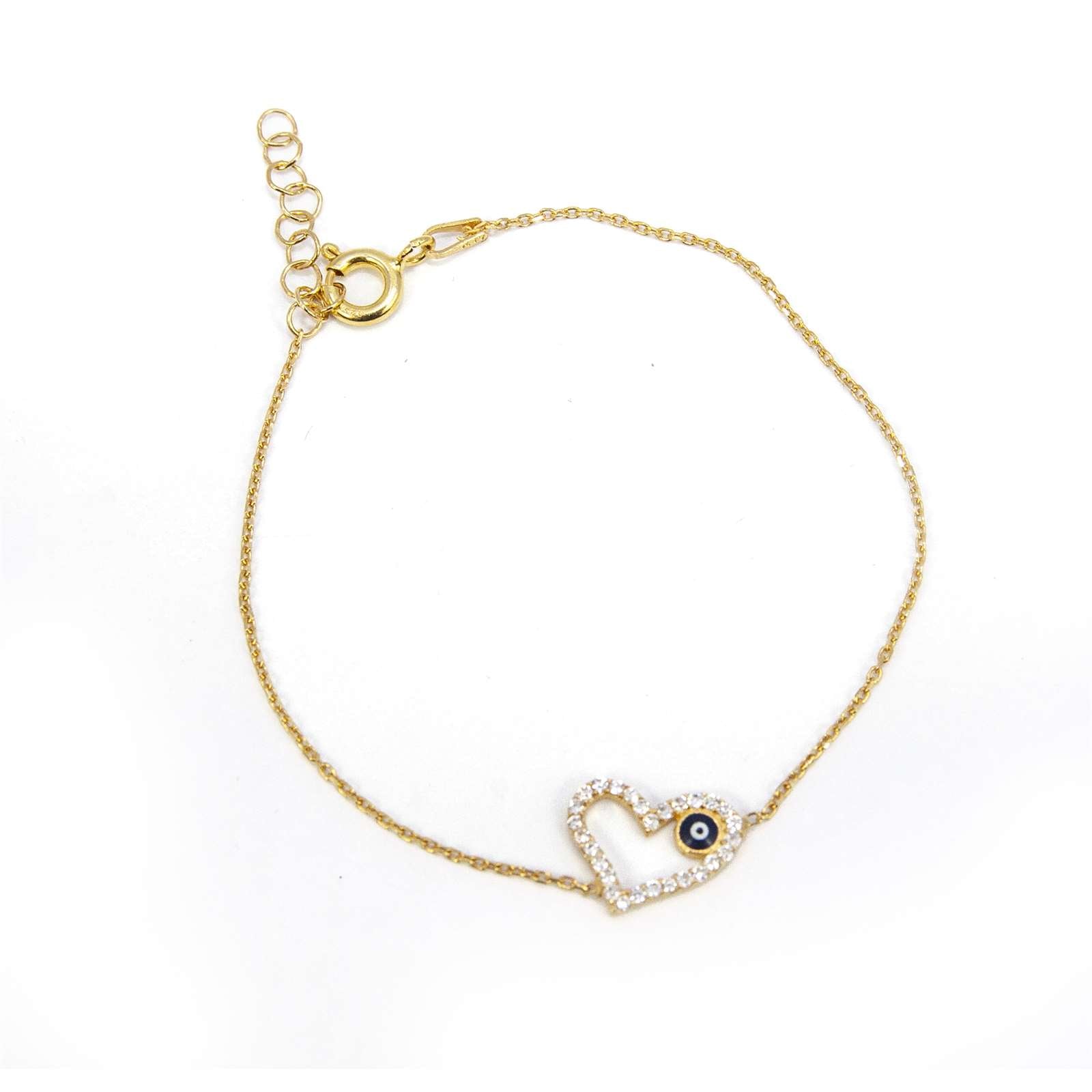 Athra Women Heart Guardian Eye Bracelet