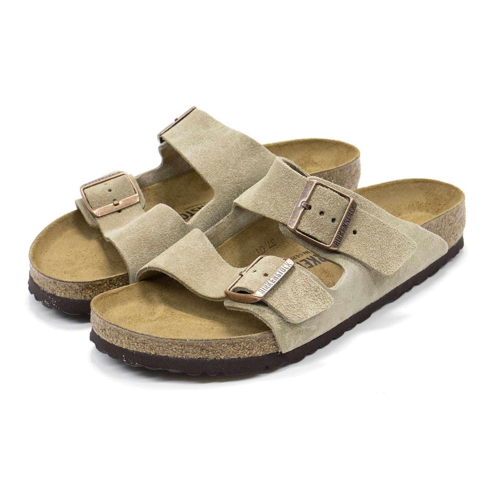 Birkenstock Men Arizona Suede Sandals