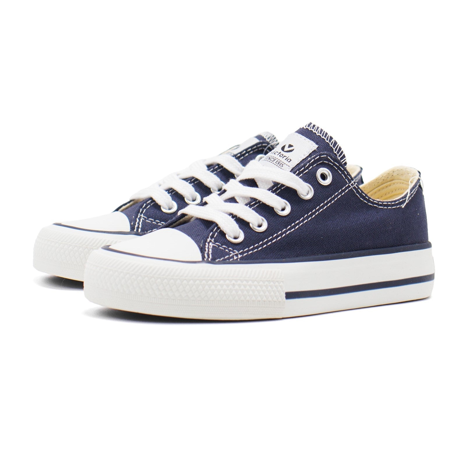 Victoria Boy Tribu Canvas Low Top Lace-Up Sneakers