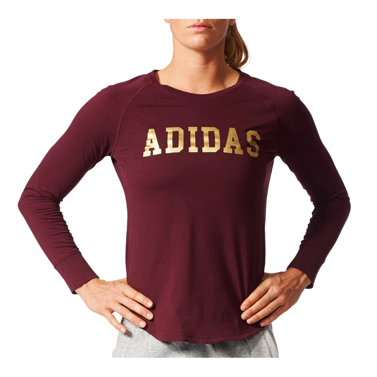 Adidas Women Speedx Long Sleeve Graphic Tee