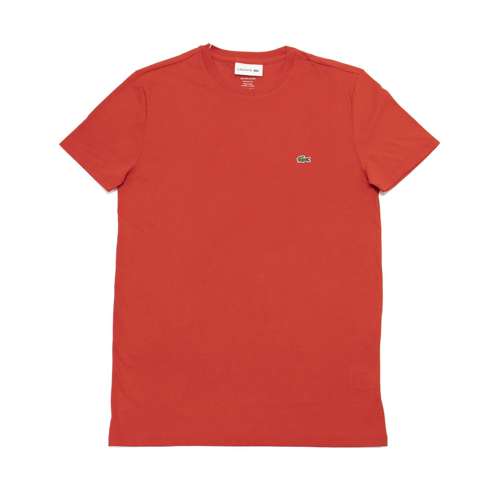 Lacoste Men Standard Short Sleeve Pima Crewneck Tee