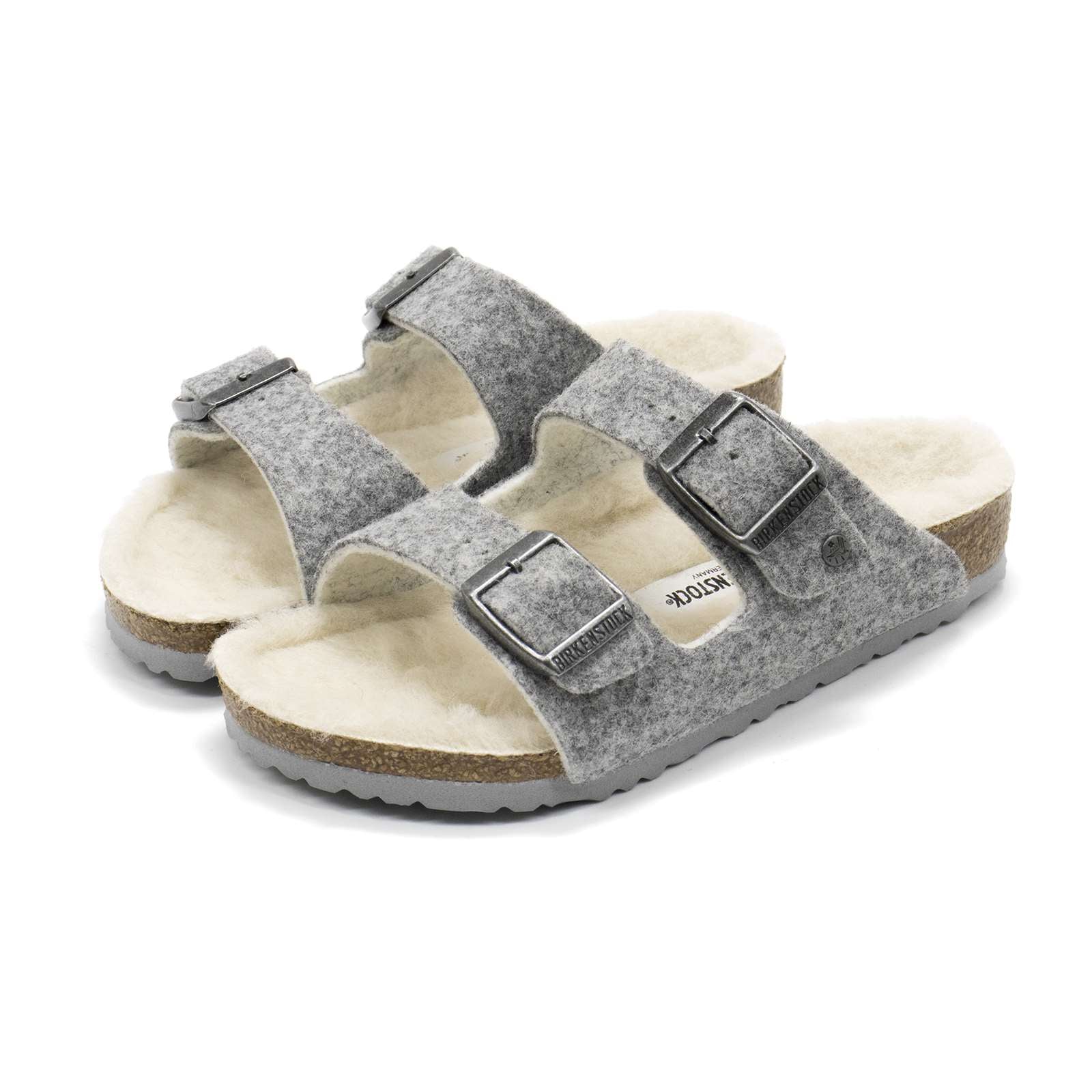 Birkenstock Girl Arizona Rivet Wool Felt Sandals