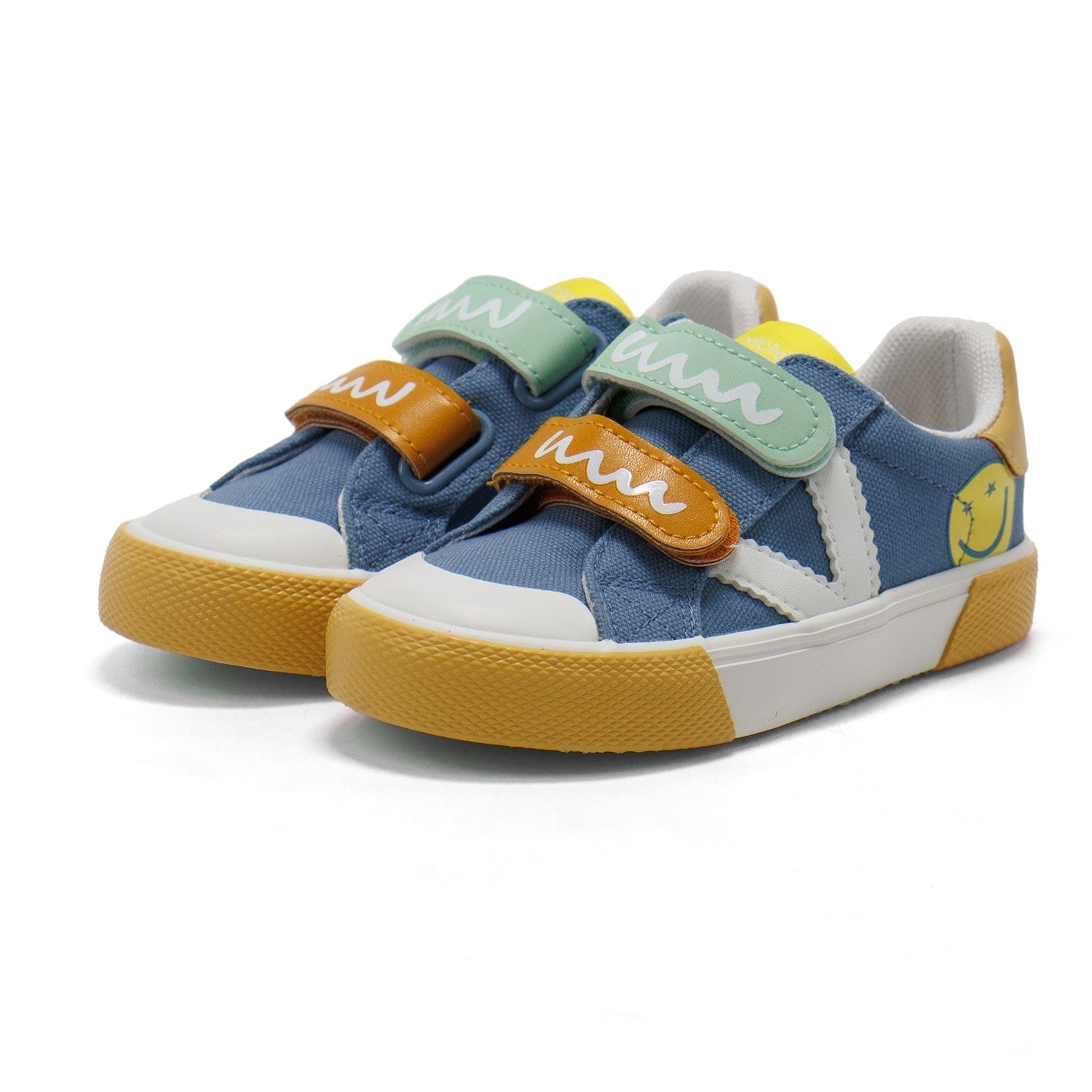 Victoria Toddler Tribu Multicolour Print Strap Sneakers