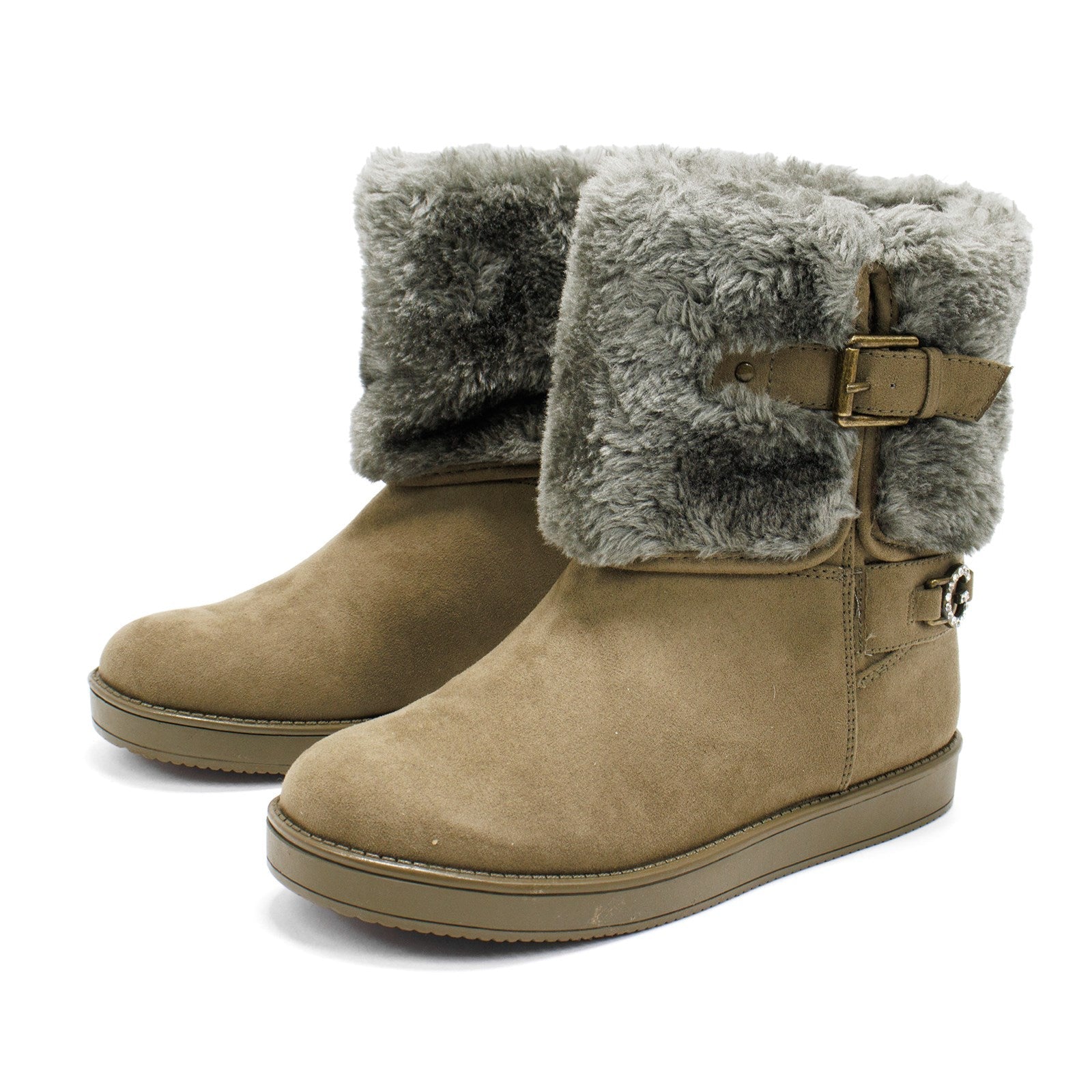 Gbg Women Aleya Faux Fur Ankle Boots