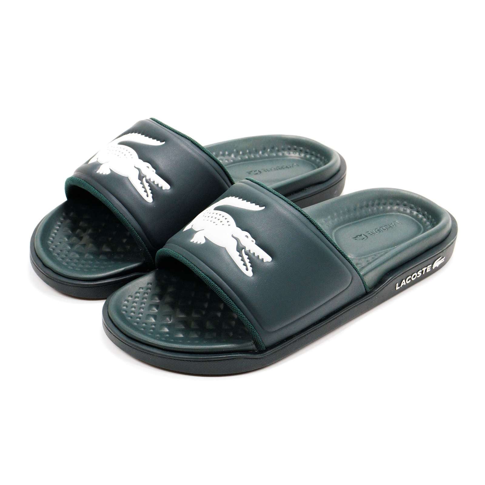 Lacoste Men Croco Dualiste 0922 1 Slide Sandals