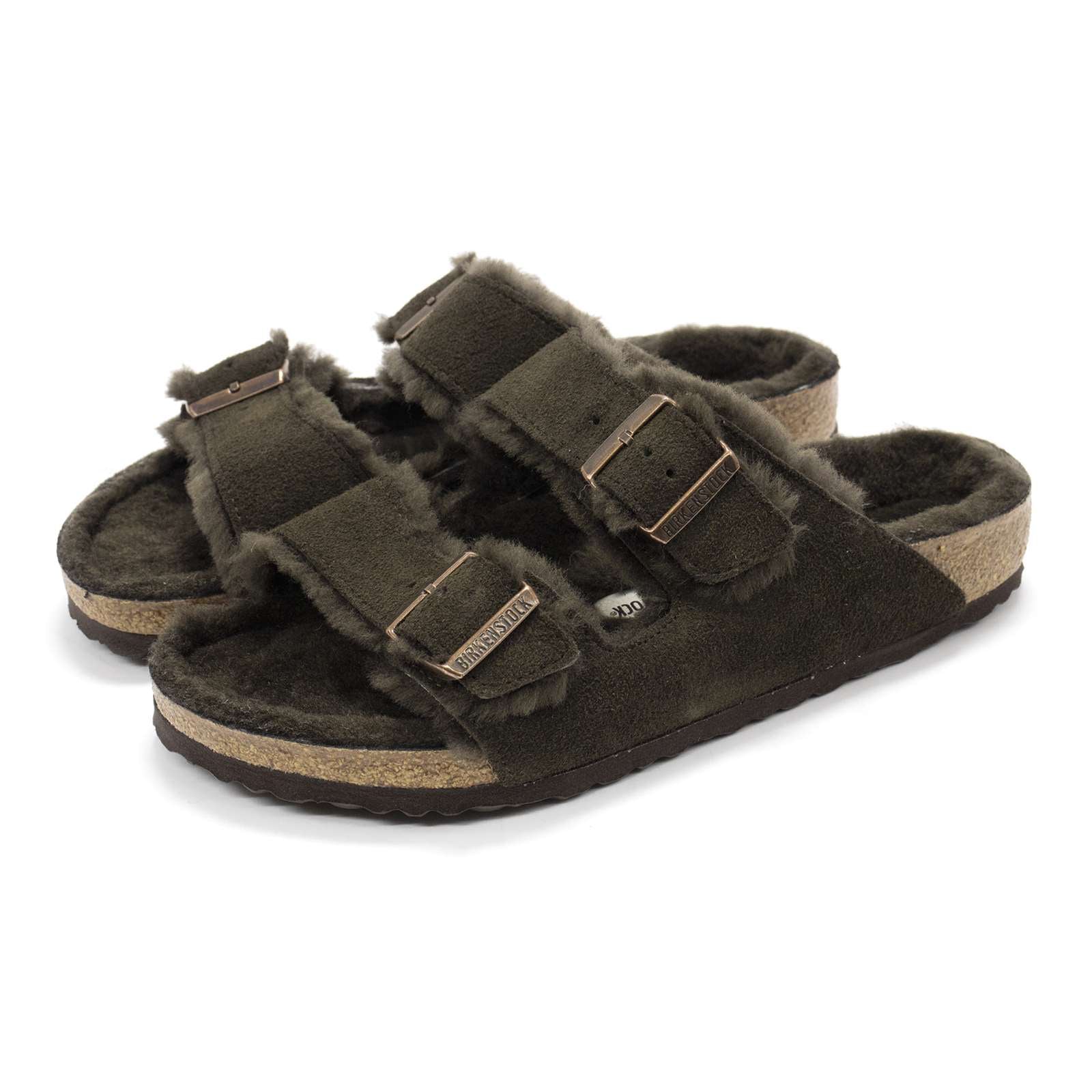 Birkenstock Men Arizona Shearling Sandals