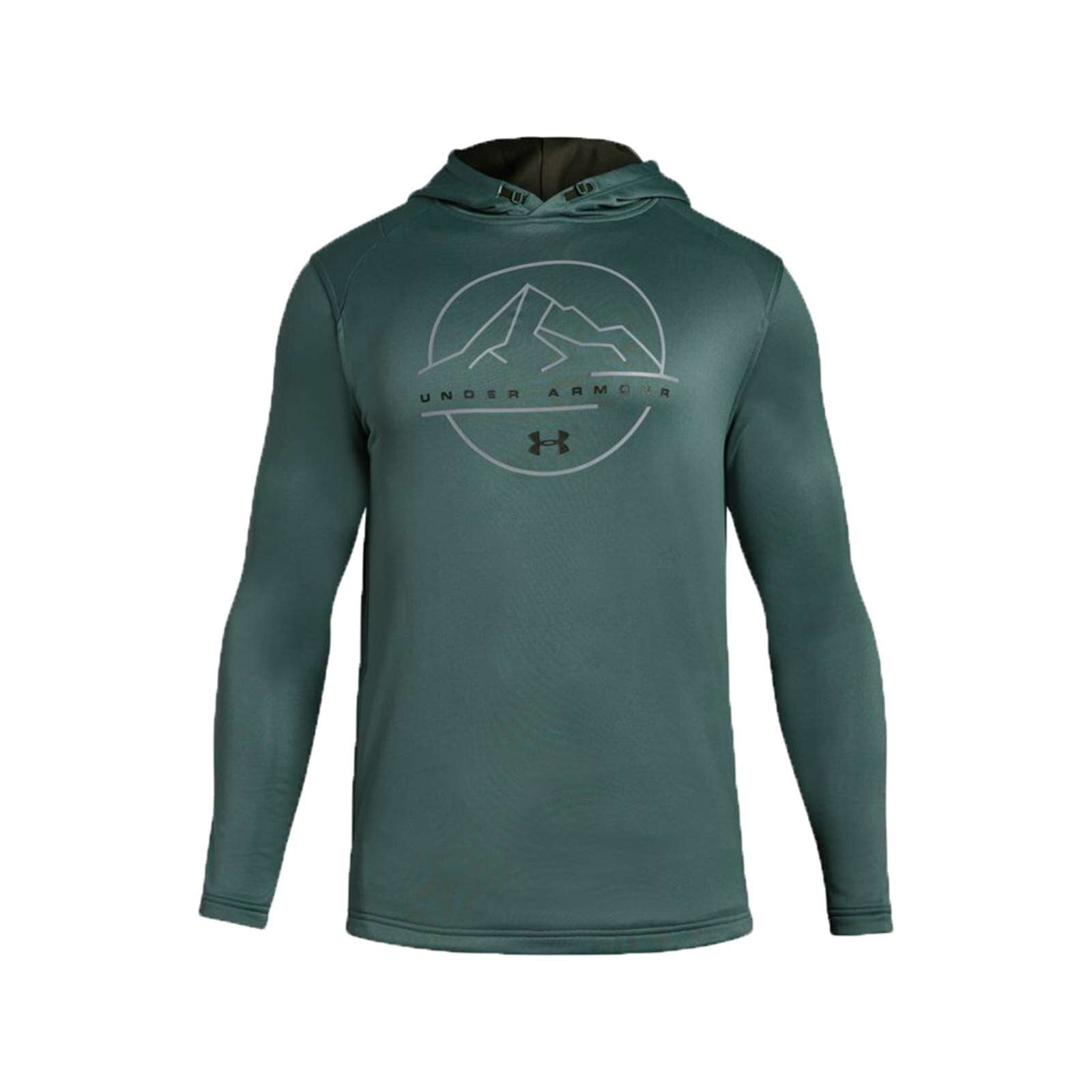 Under Armour Men Tech Terry Mtn Graphic Hoodie